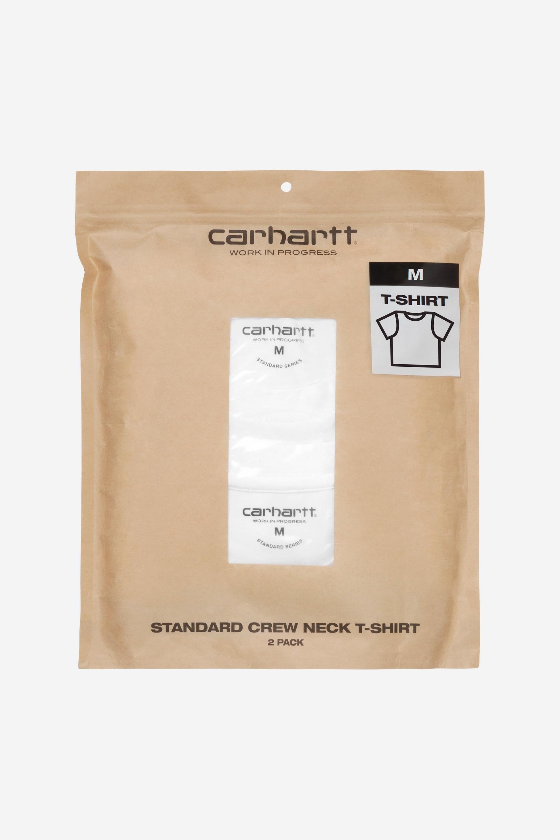 Standard Crew Neck T-Shirt White + White