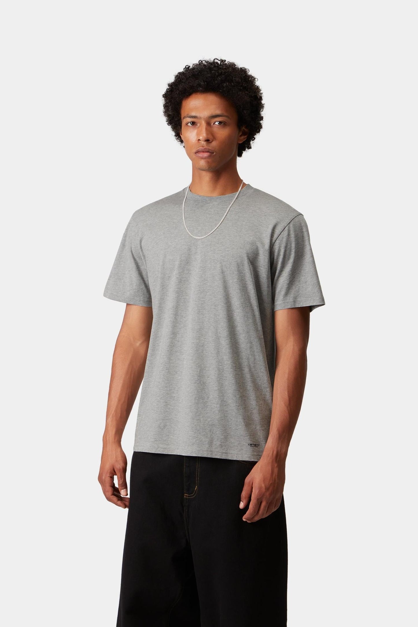 Standard Crew Neck T-Shirt (2 Pack) Grey Heather + Grey Heather