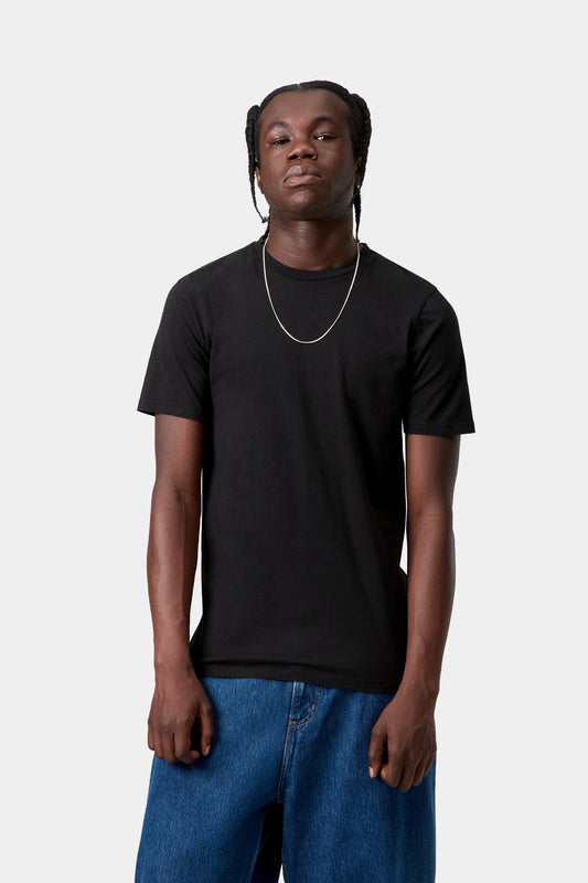 Standard Crew Neck T-Shirt Black + Black