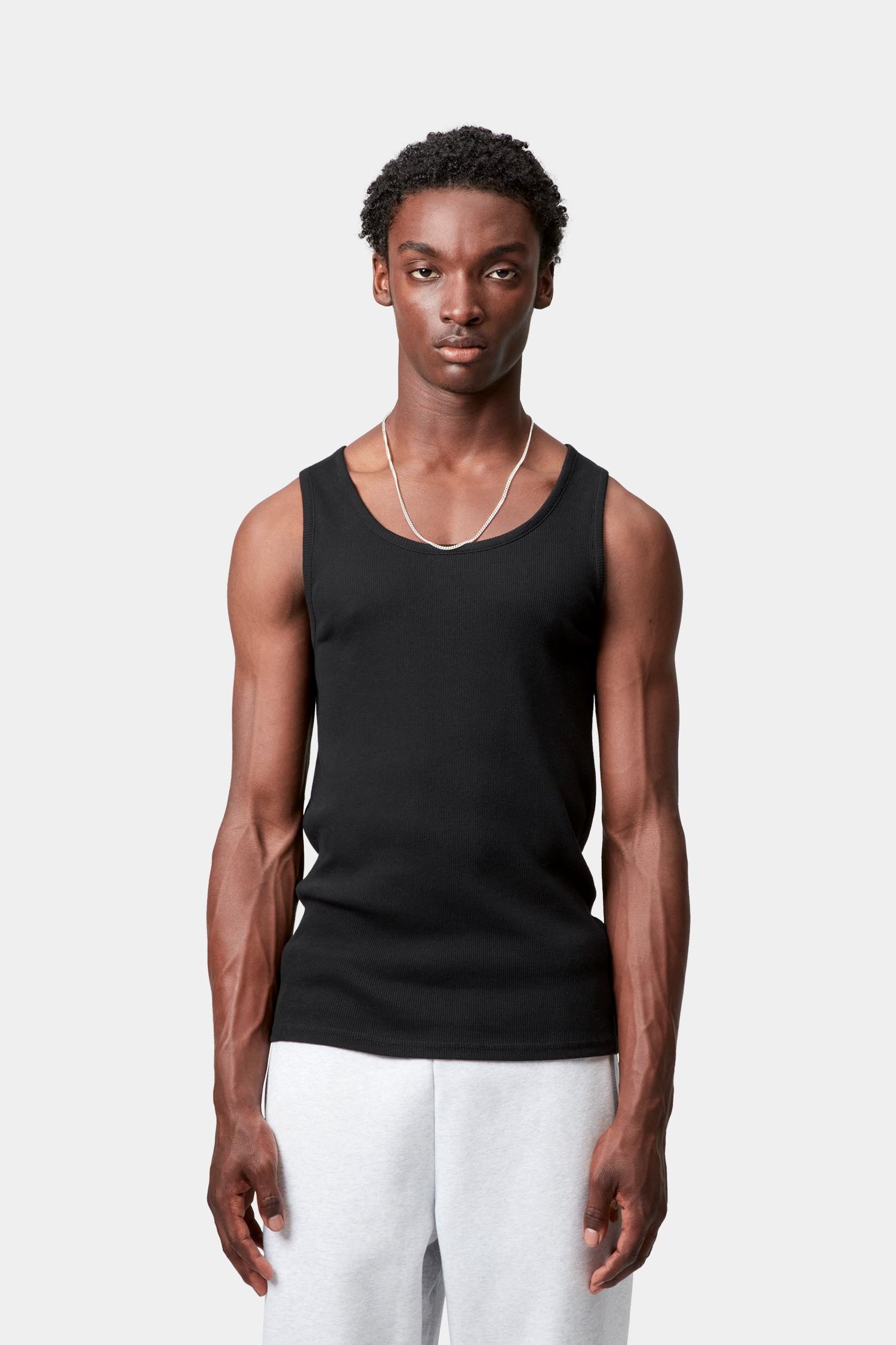 A-Shirt (2 Pack) Black + Black
