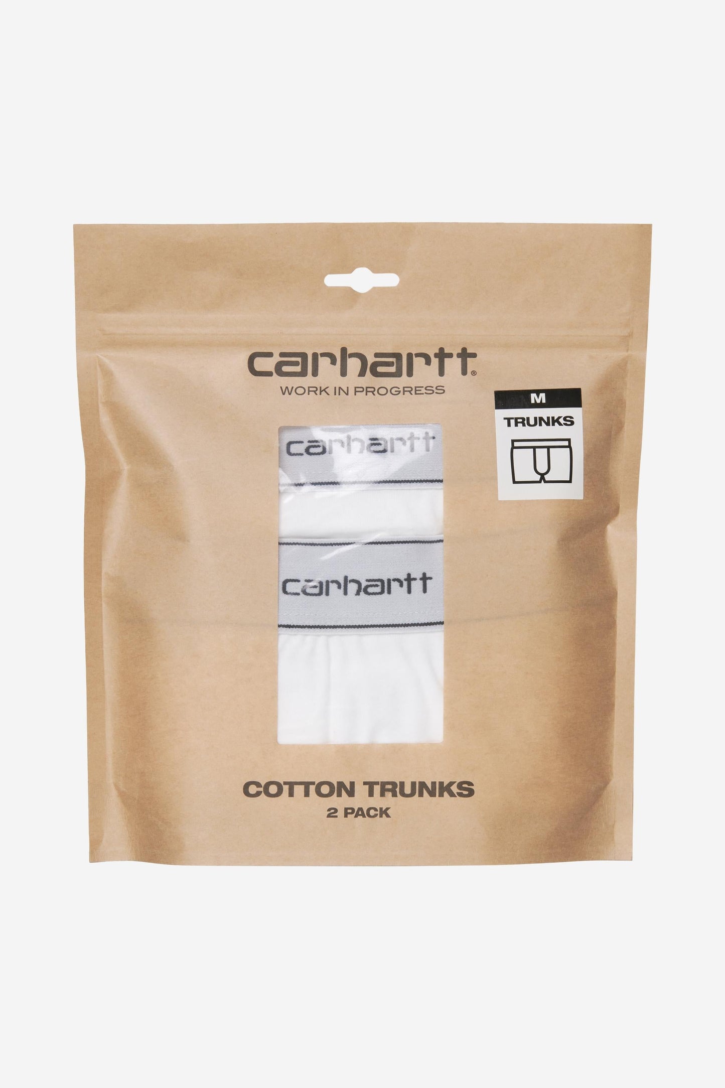 Cotton Trunks White + White