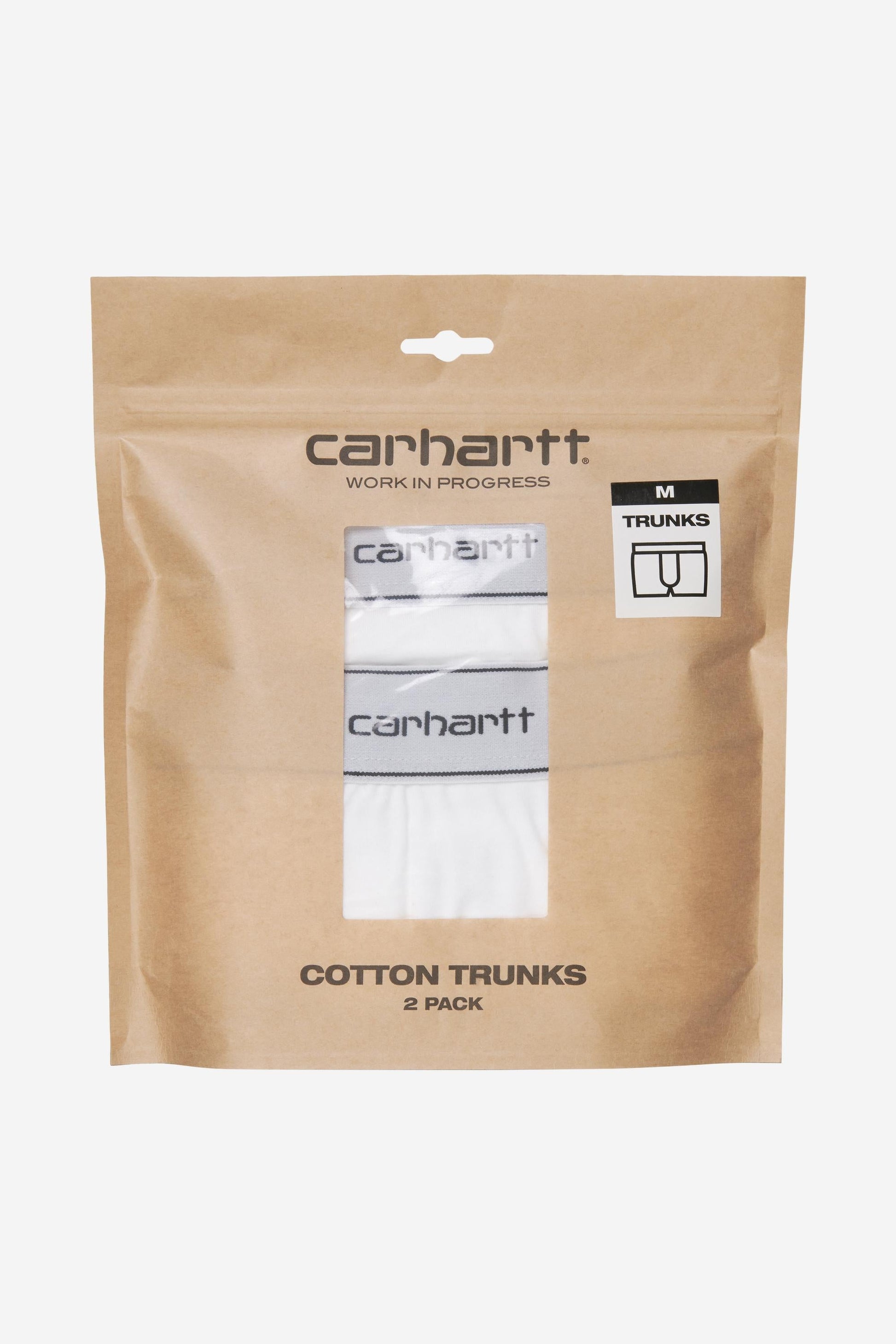 Cotton Trunks White + White