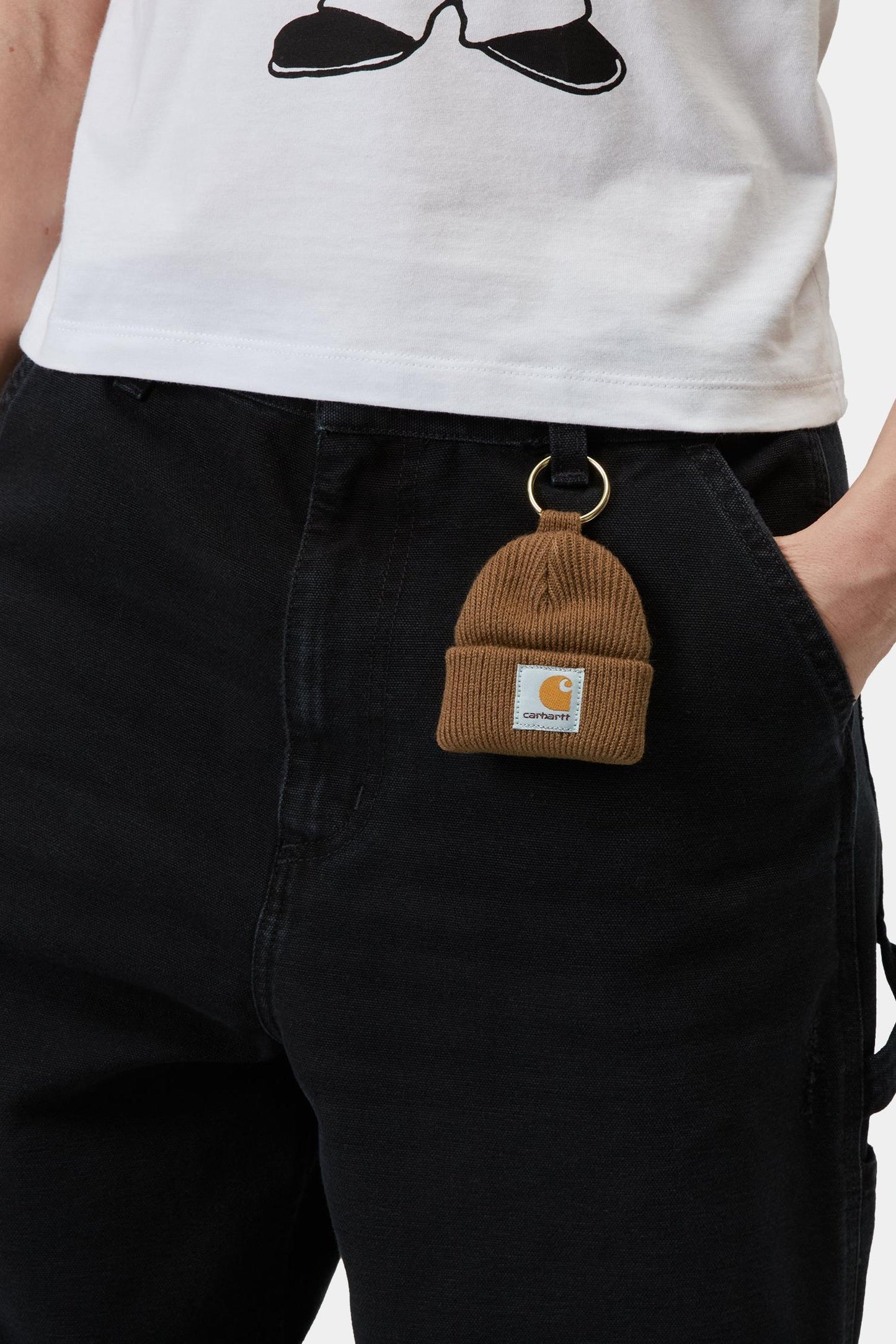 Mini Watch Hat Keychain Hamilton Brown