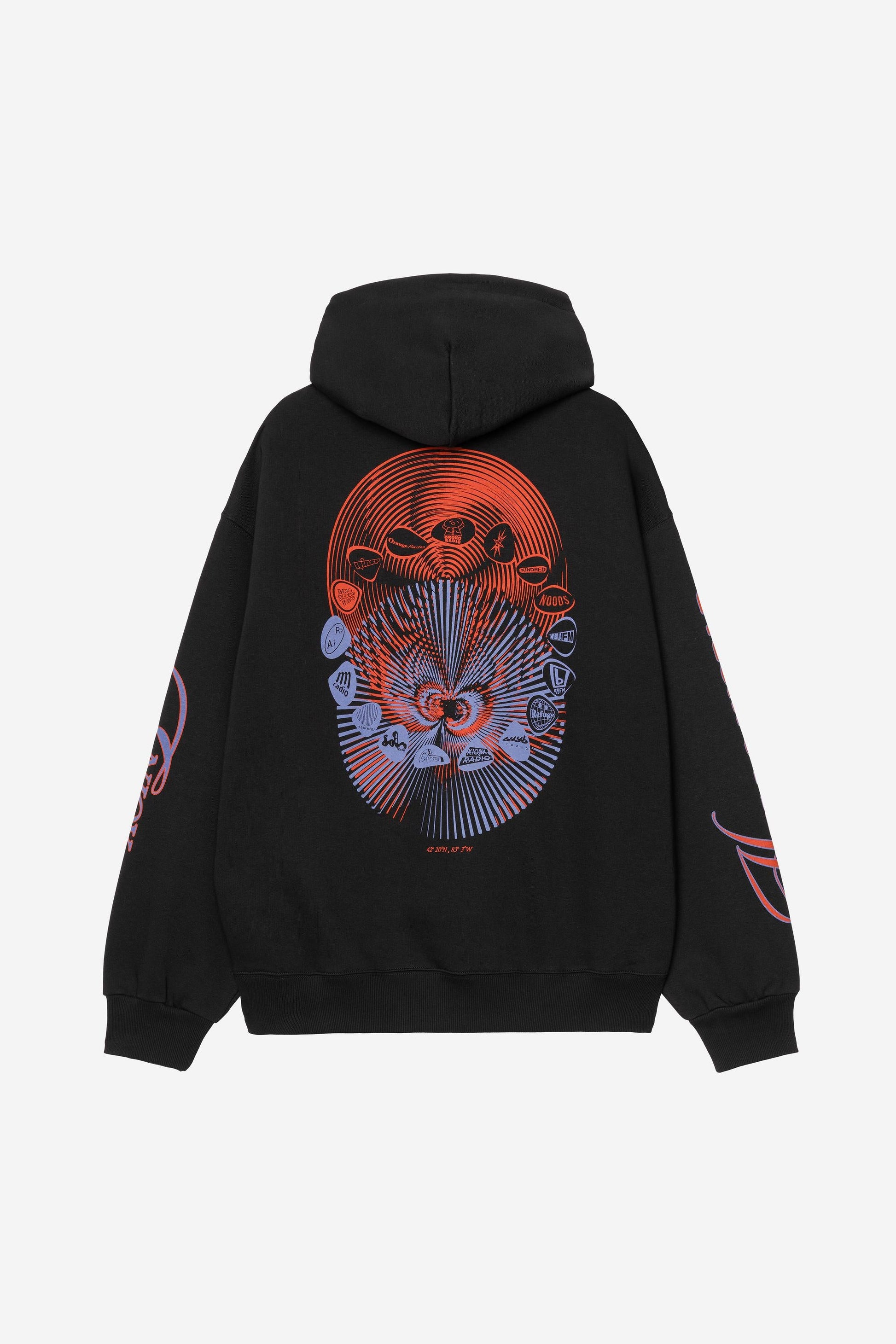 Audio Archives WIP Hooded Sweatshirt Black