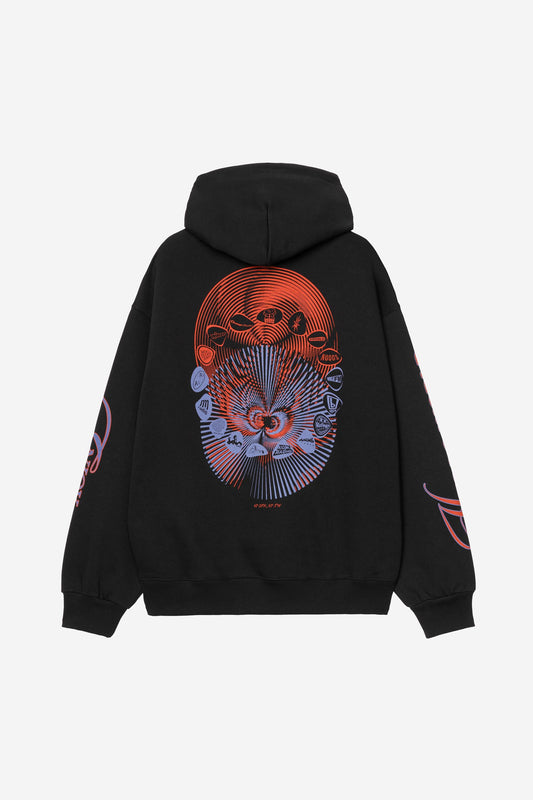 Audio Archives WIP Hooded Sweatshirt Black