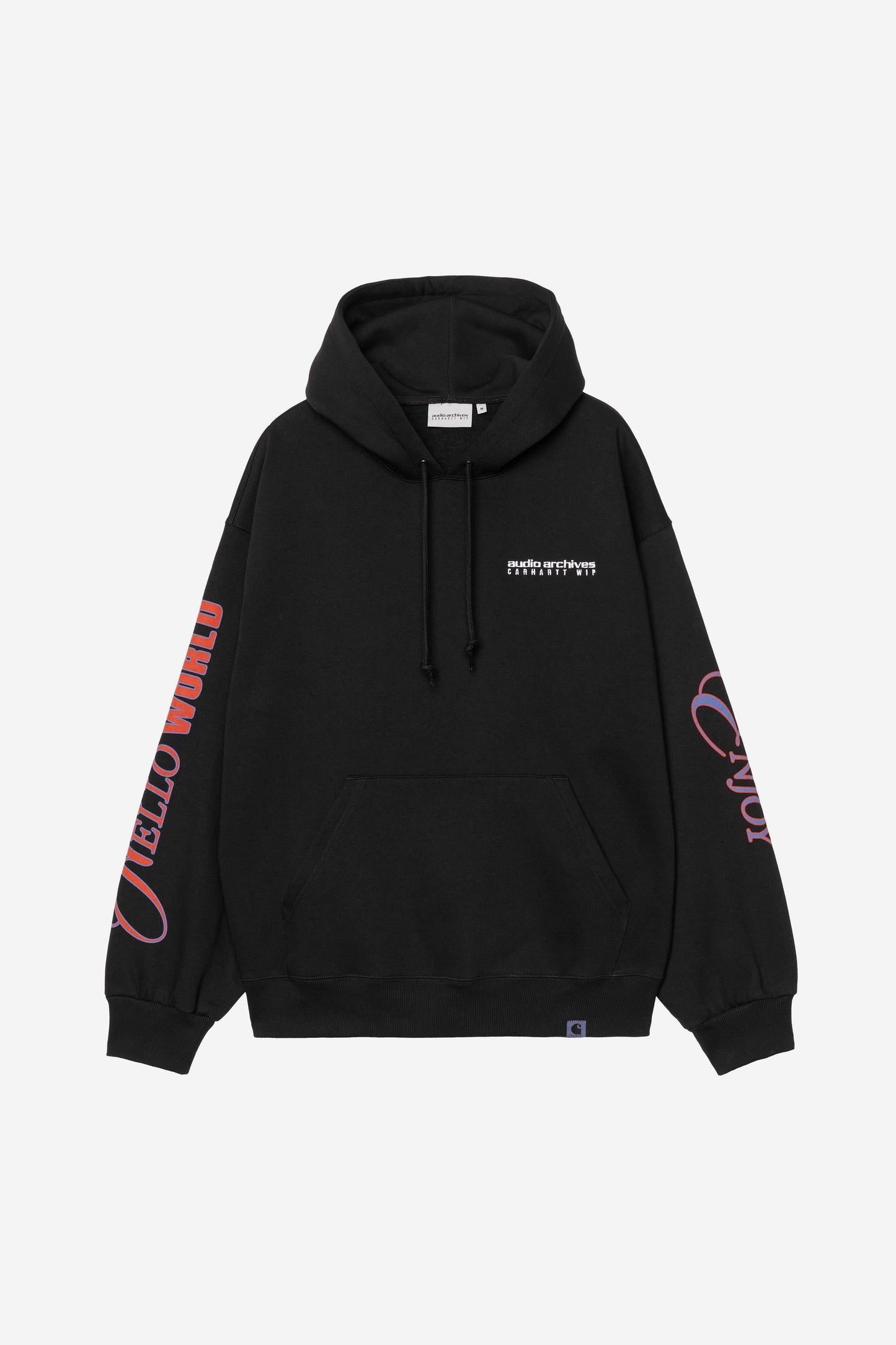 Audio Archives WIP Hooded Sweatshirt Black