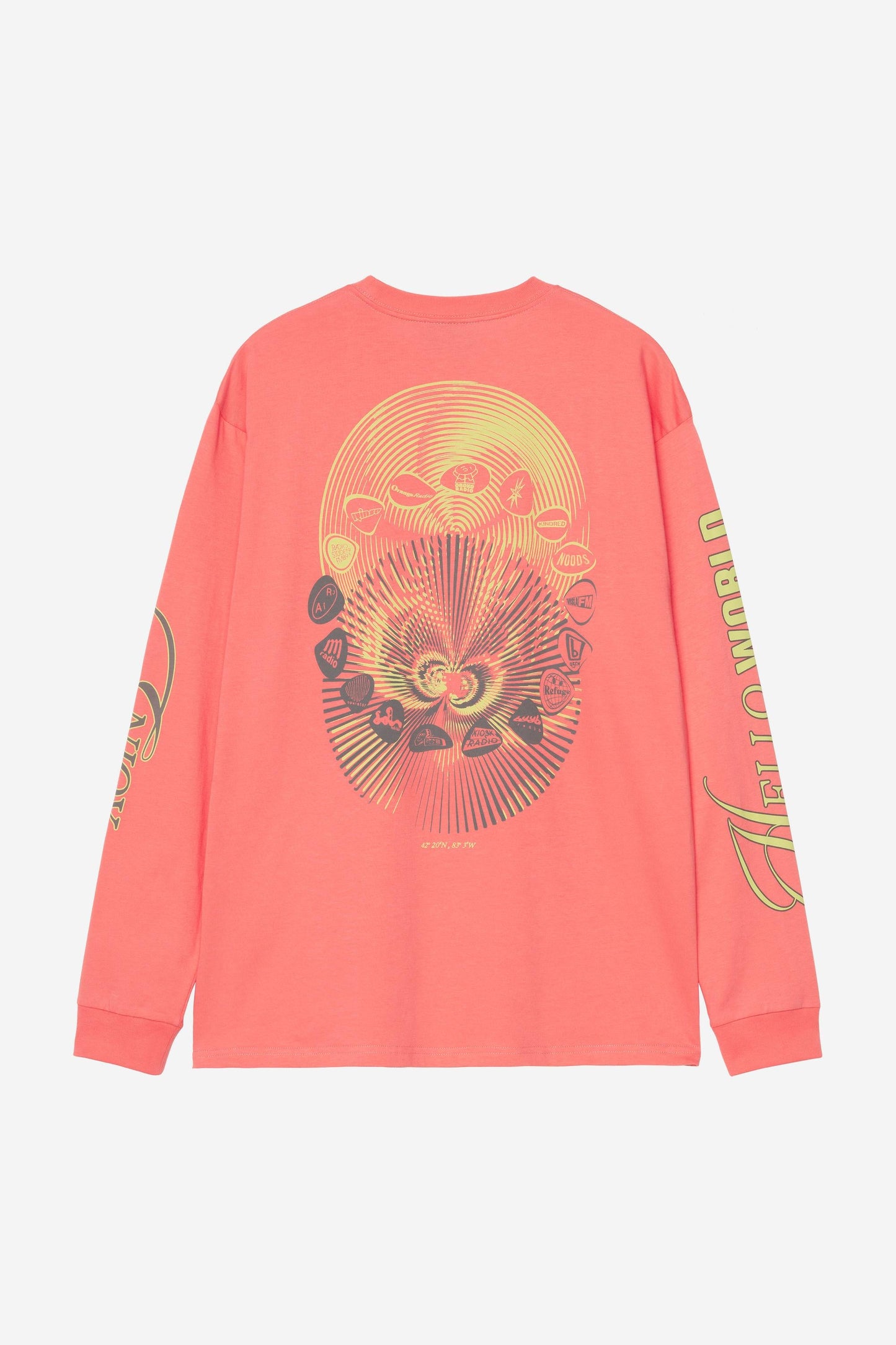 Audio Archives WIP Long Sleeve T-Shirt Orange Audio Archives
