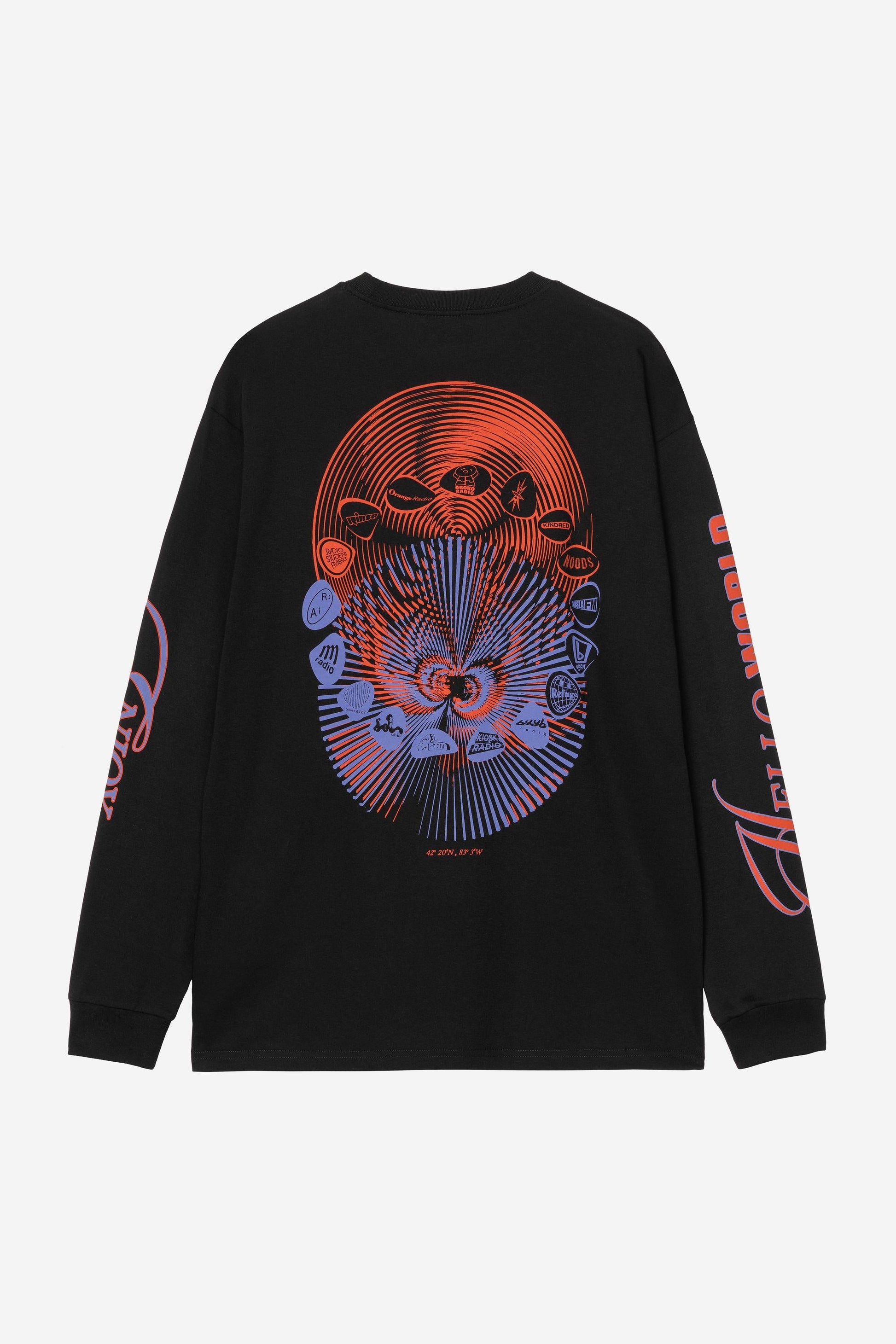 Audio Archives WIP Long Sleeve T-Shirt Black