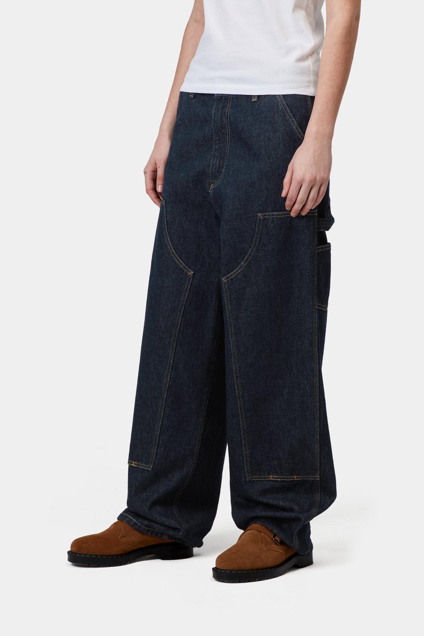 Brandon Double Knee Pant Blue