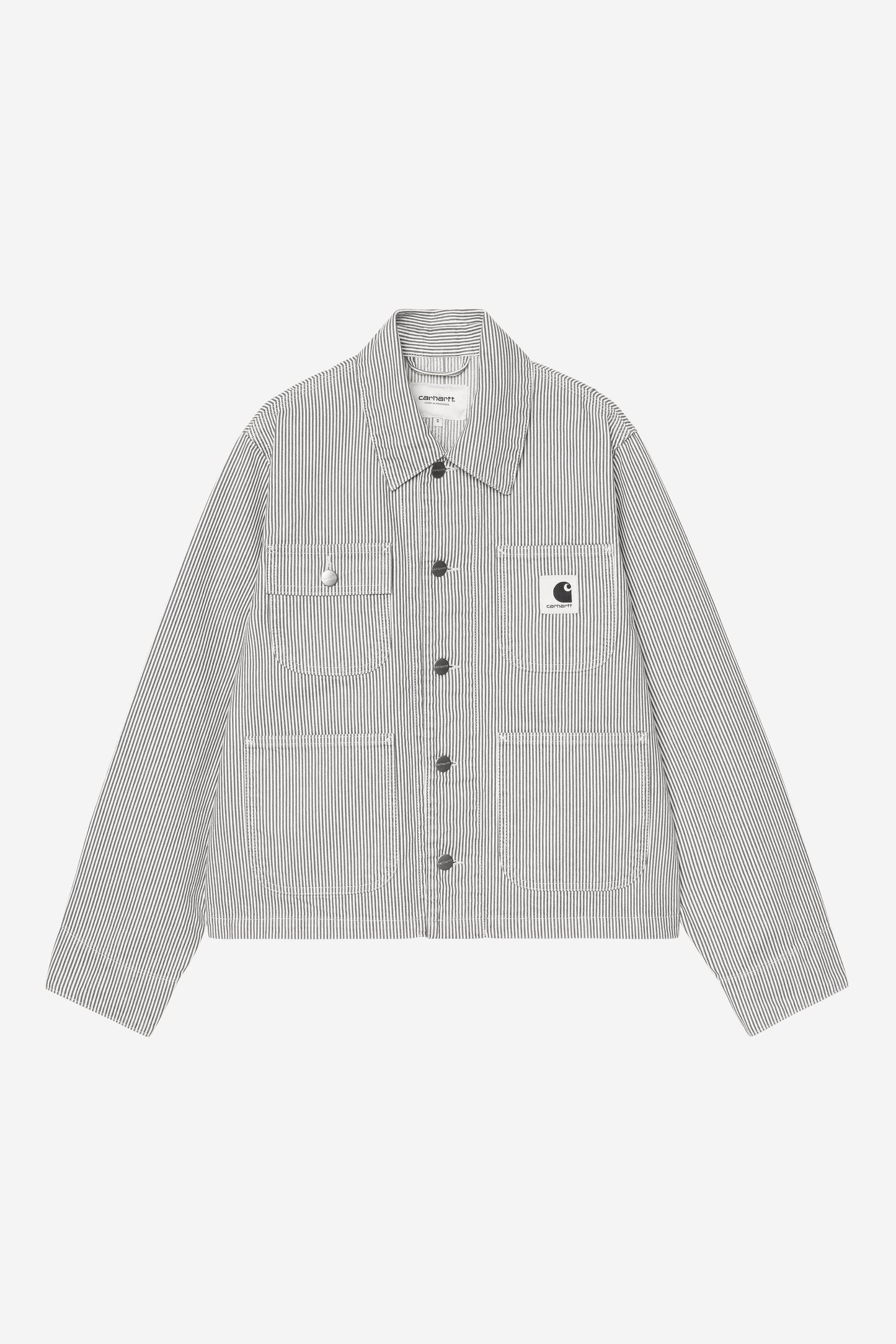Mercer Stripe Chore Coat Graphite / Wax (Stone Washed)