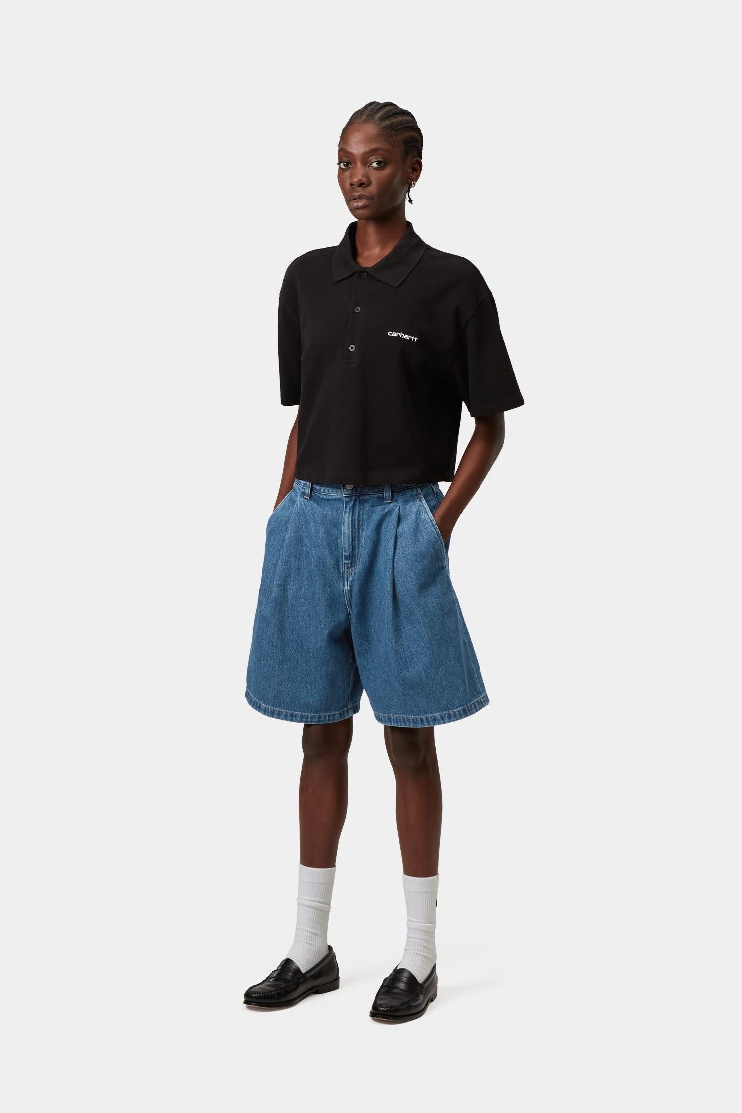 Alta Short Blue (Stone Washed)