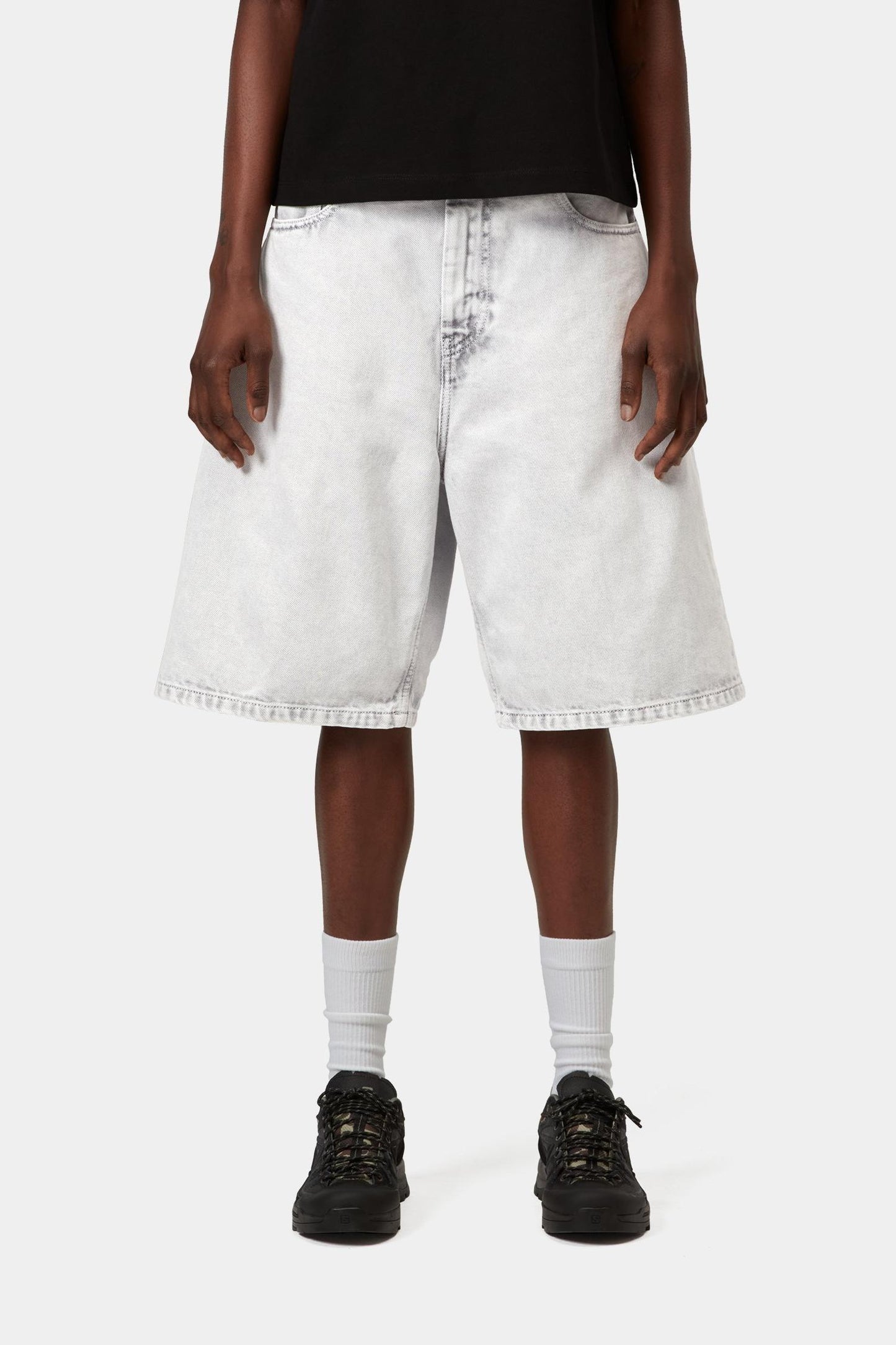 Brandon Short - Color Denim  Black (Chalk Wash)