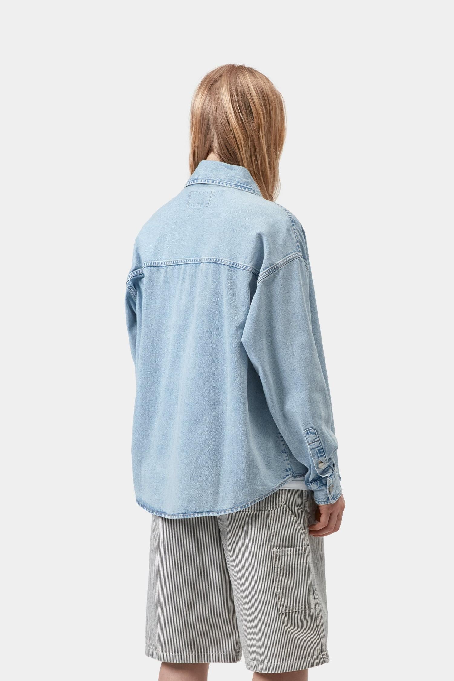 Alta Shirt Jacket Blue (Stone Bleached)