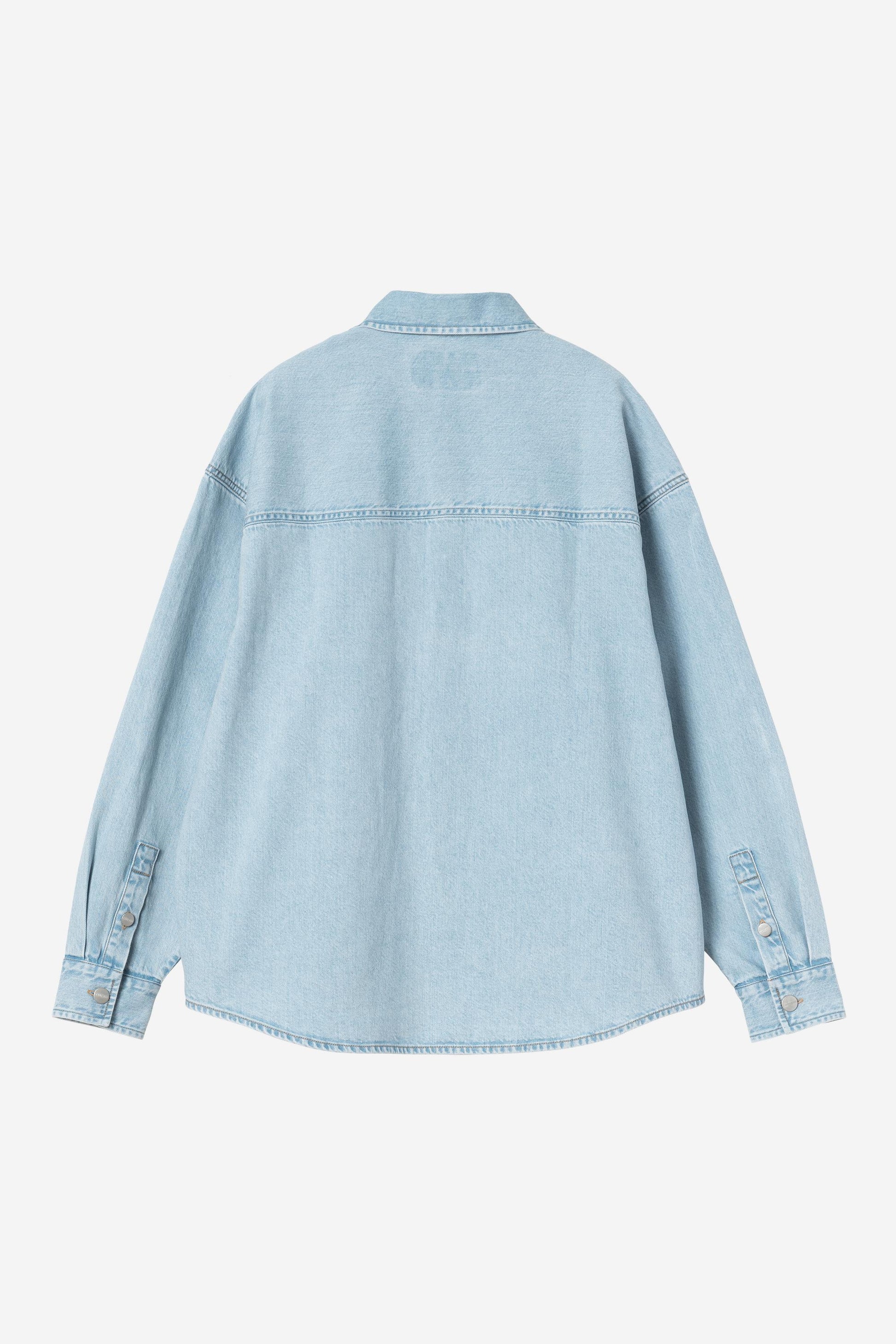 Alta Shirt Jacket Blue (Stone Bleached)