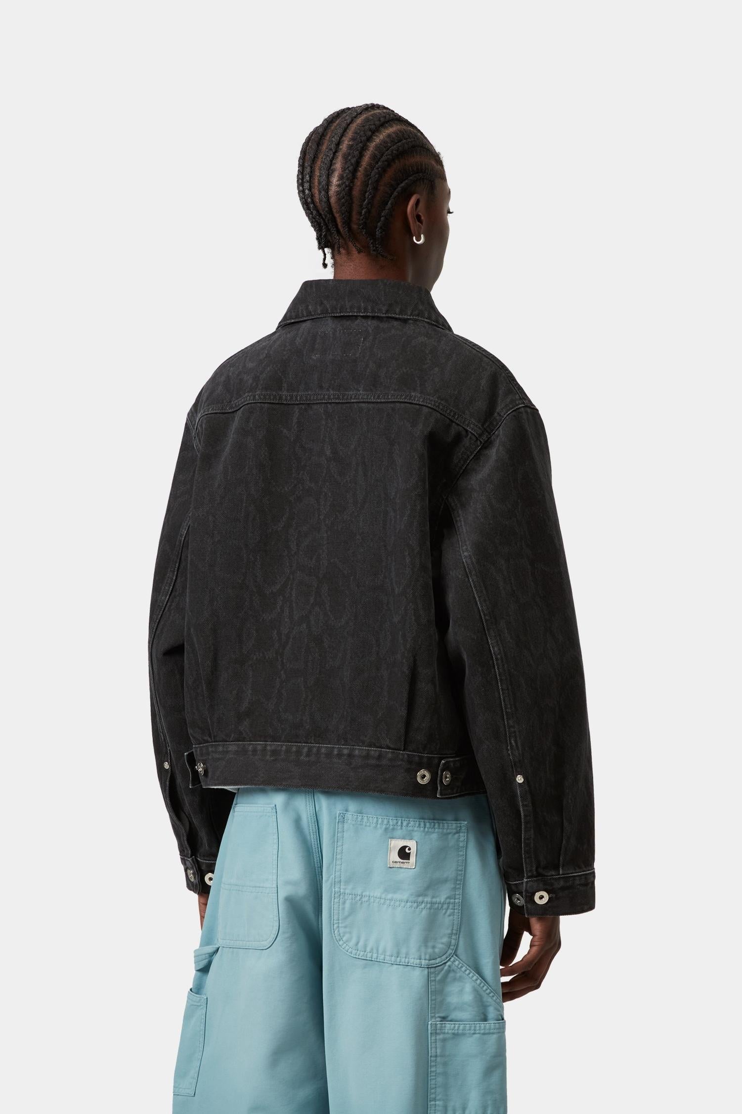 Belmar Jacket Black Snake Camo (Heavy Stone Wash)