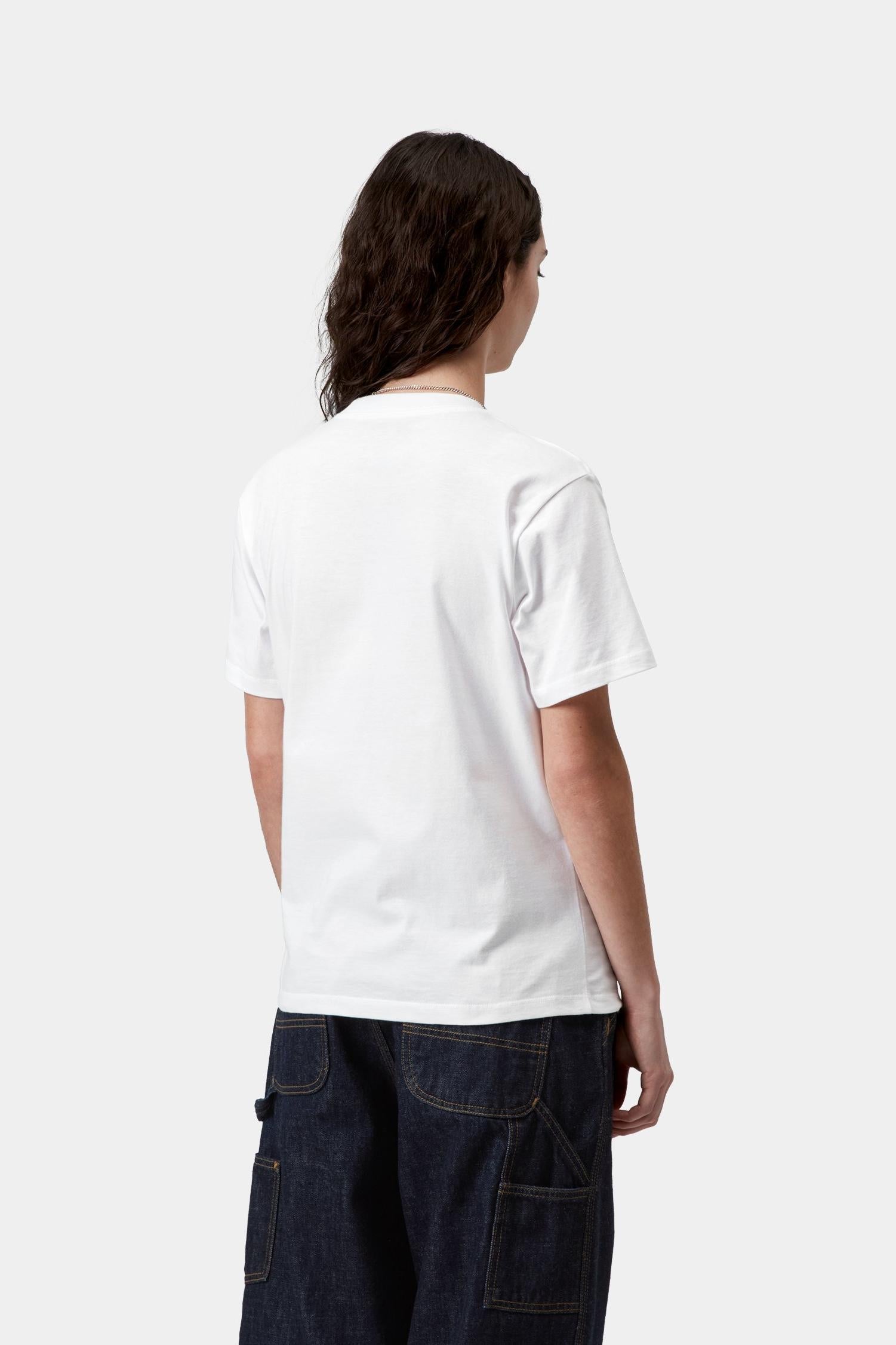 Pocket Heart T-Shirt White / Red