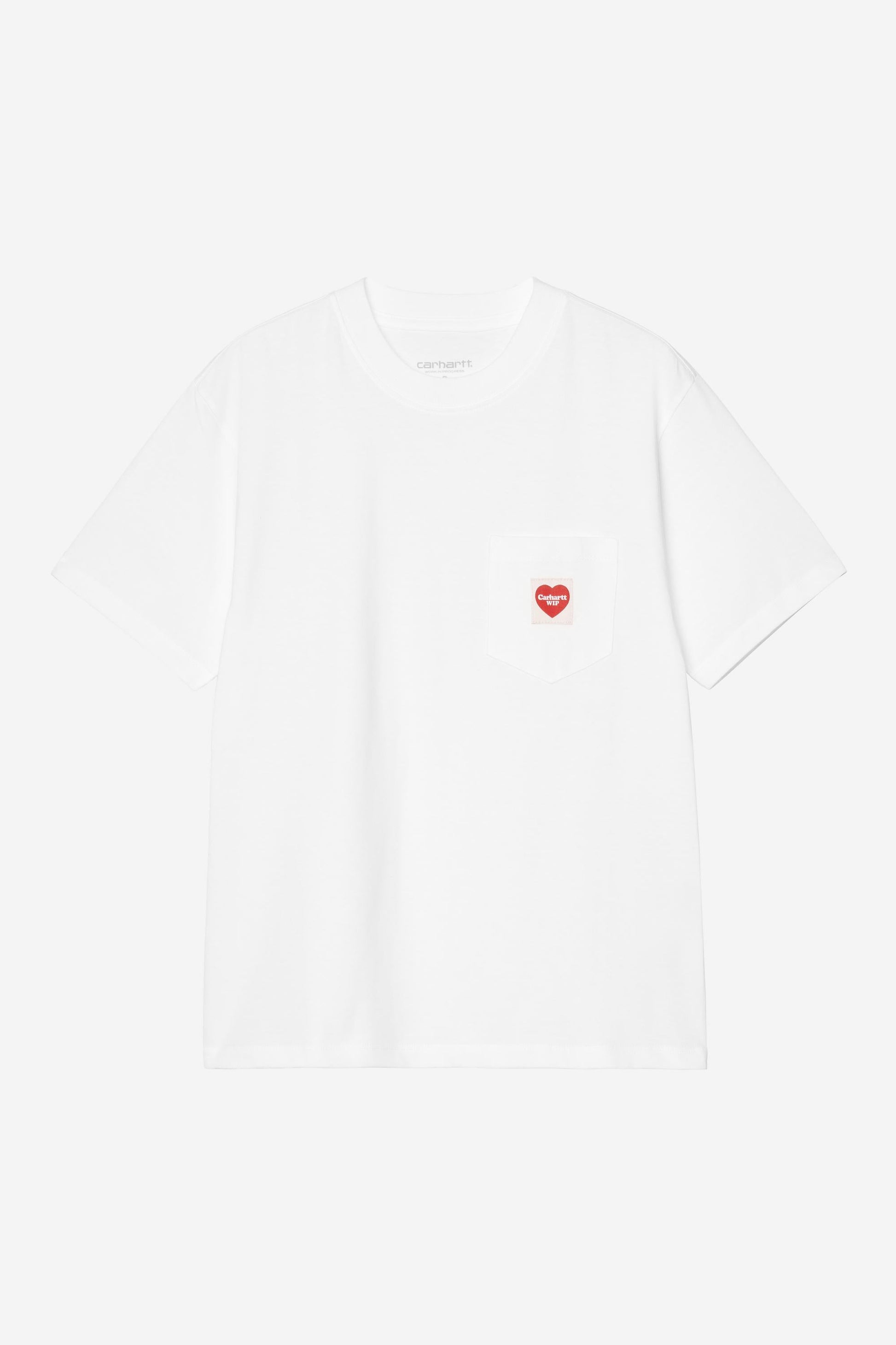 Pocket Heart T-Shirt White / Red