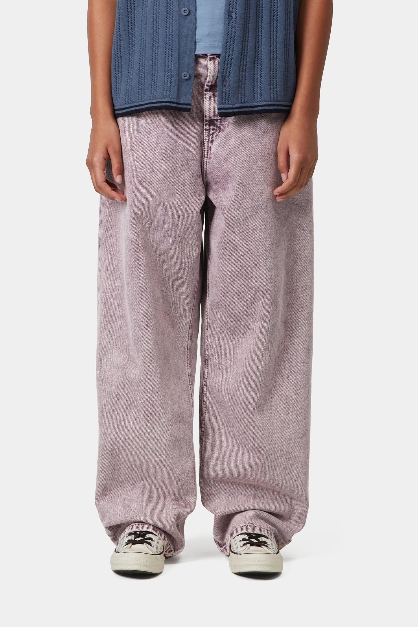 Women's Brandon Pant - Color Denim Cozy Purple (Chalk Wash)
