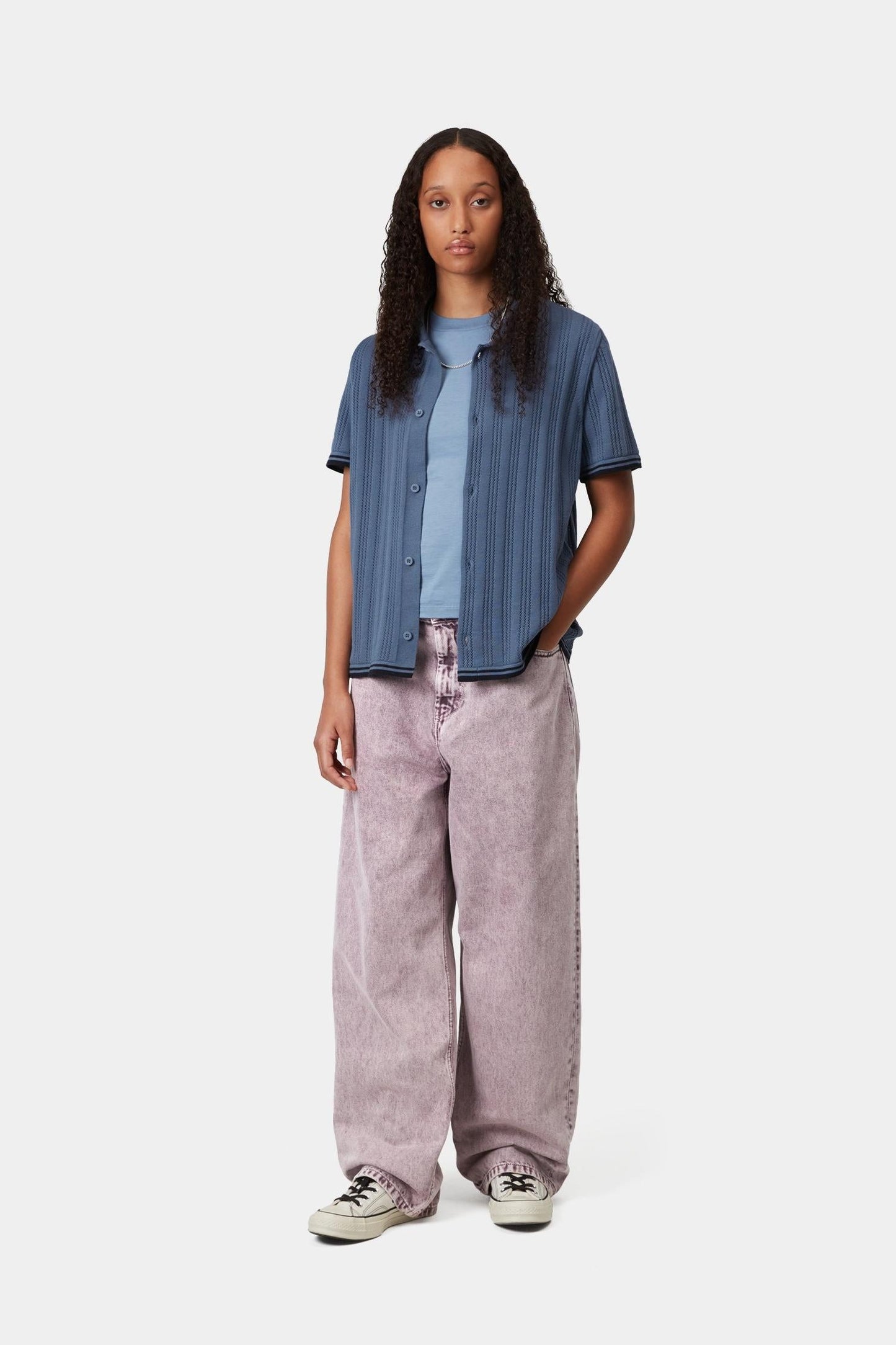 Women's Brandon Pant - Color Denim Cozy Purple (Chalk Wash)