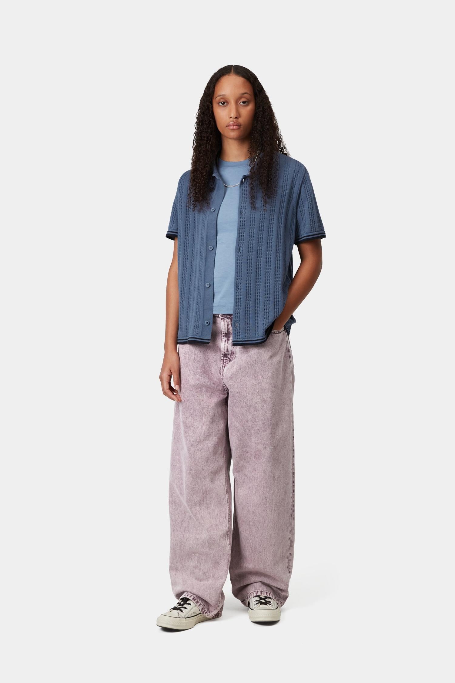 Women's Brandon Pant - Color Denim Cozy Purple (Chalk Wash)