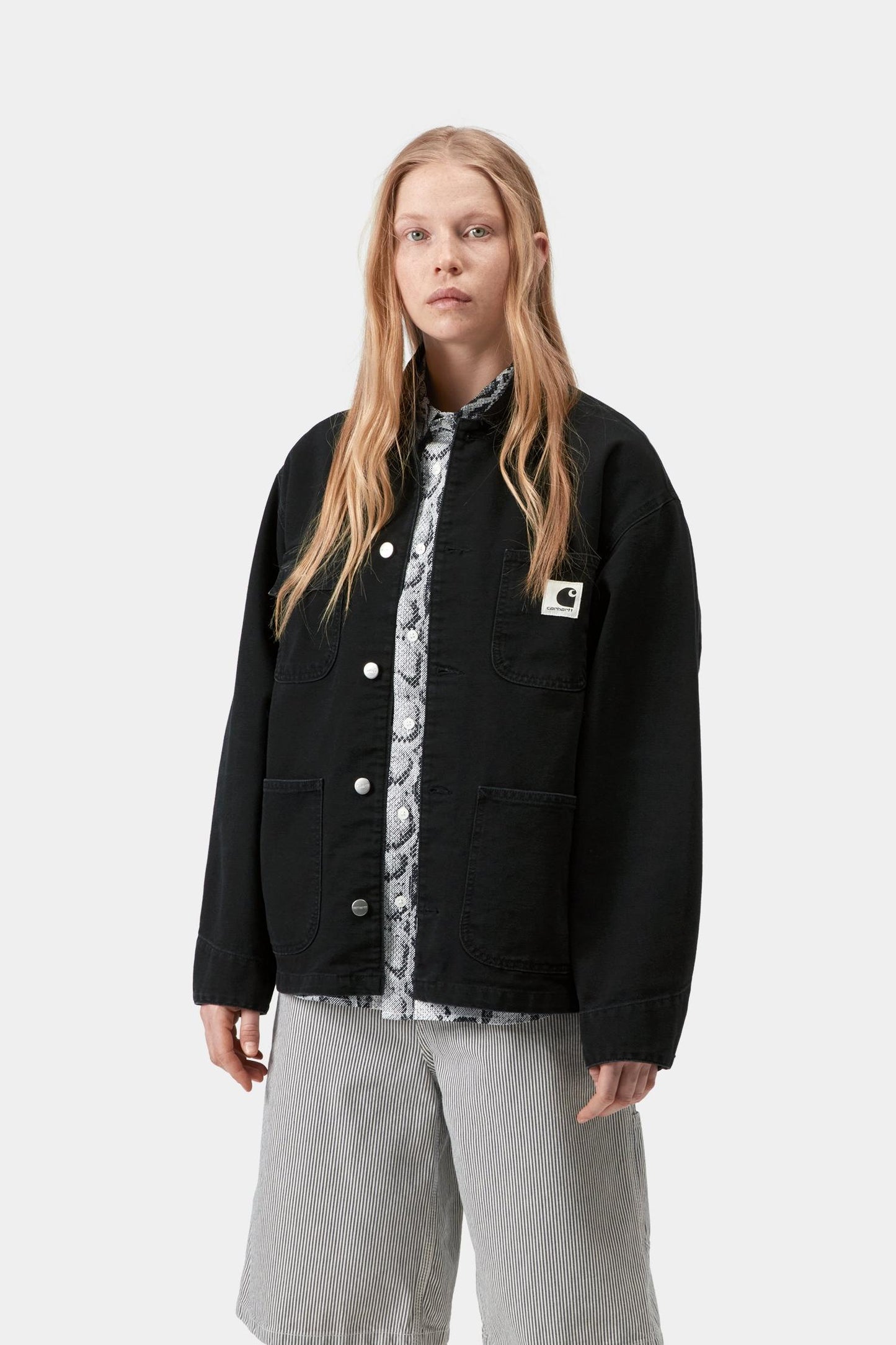 OG Michigan Coat (Spring) - Stone Canvas Black / Black