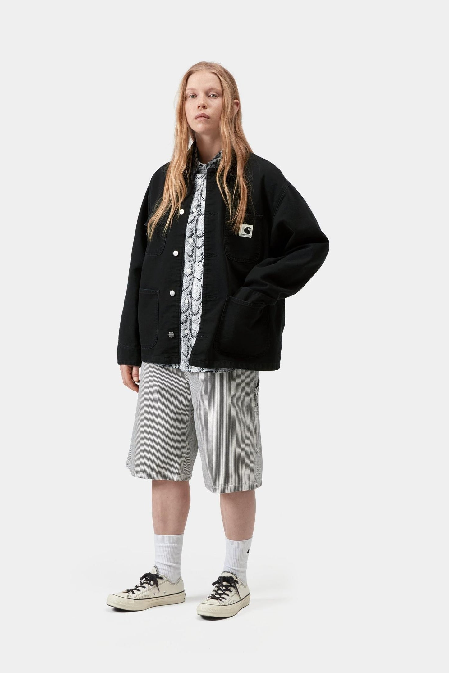 OG Michigan Coat (Spring) - Stone Canvas Black / Black