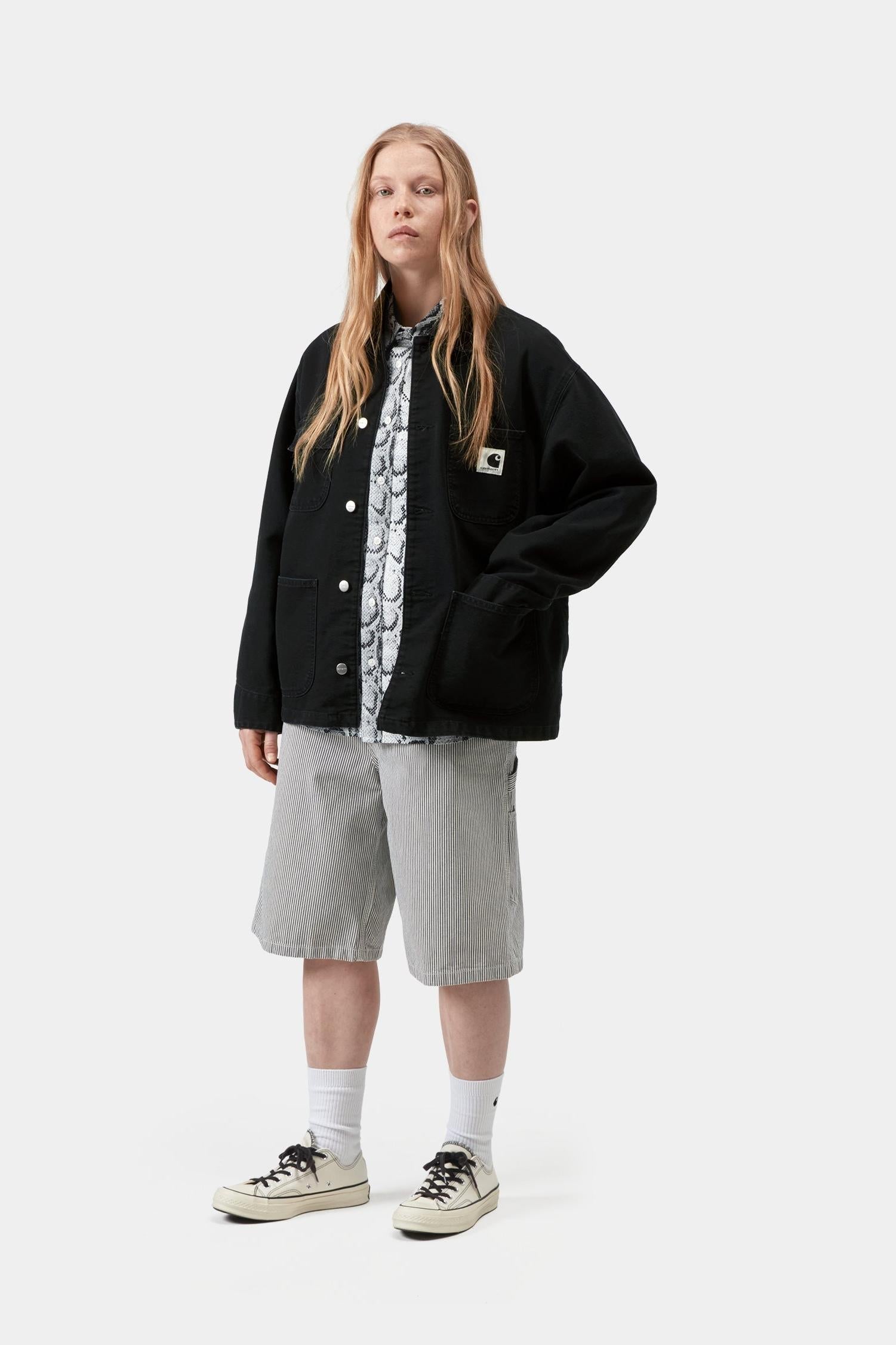 OG Michigan Coat (Spring) - Stone Canvas Black / Black