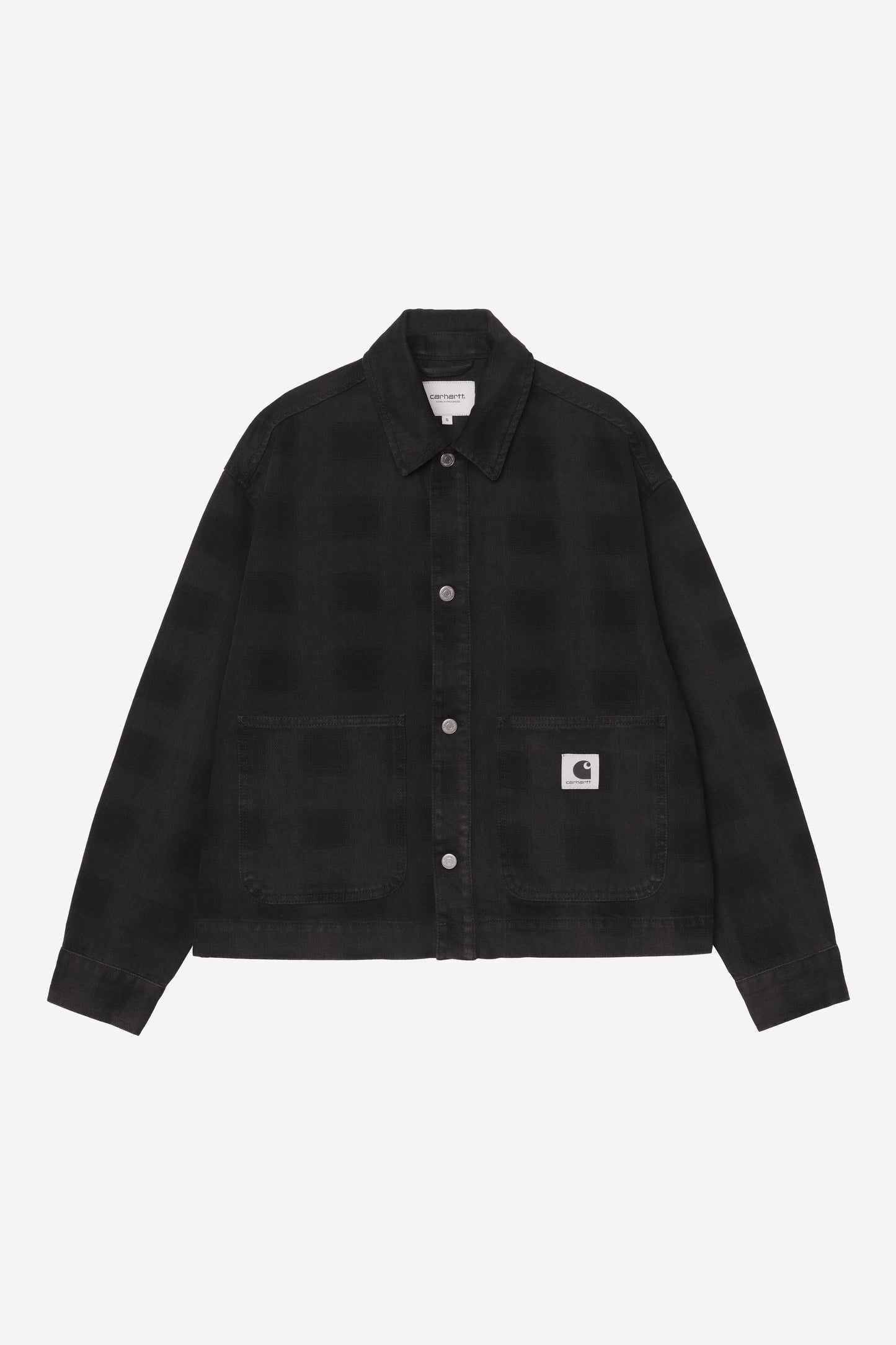 Everson Shirt Jacket Black (Stone Washed)