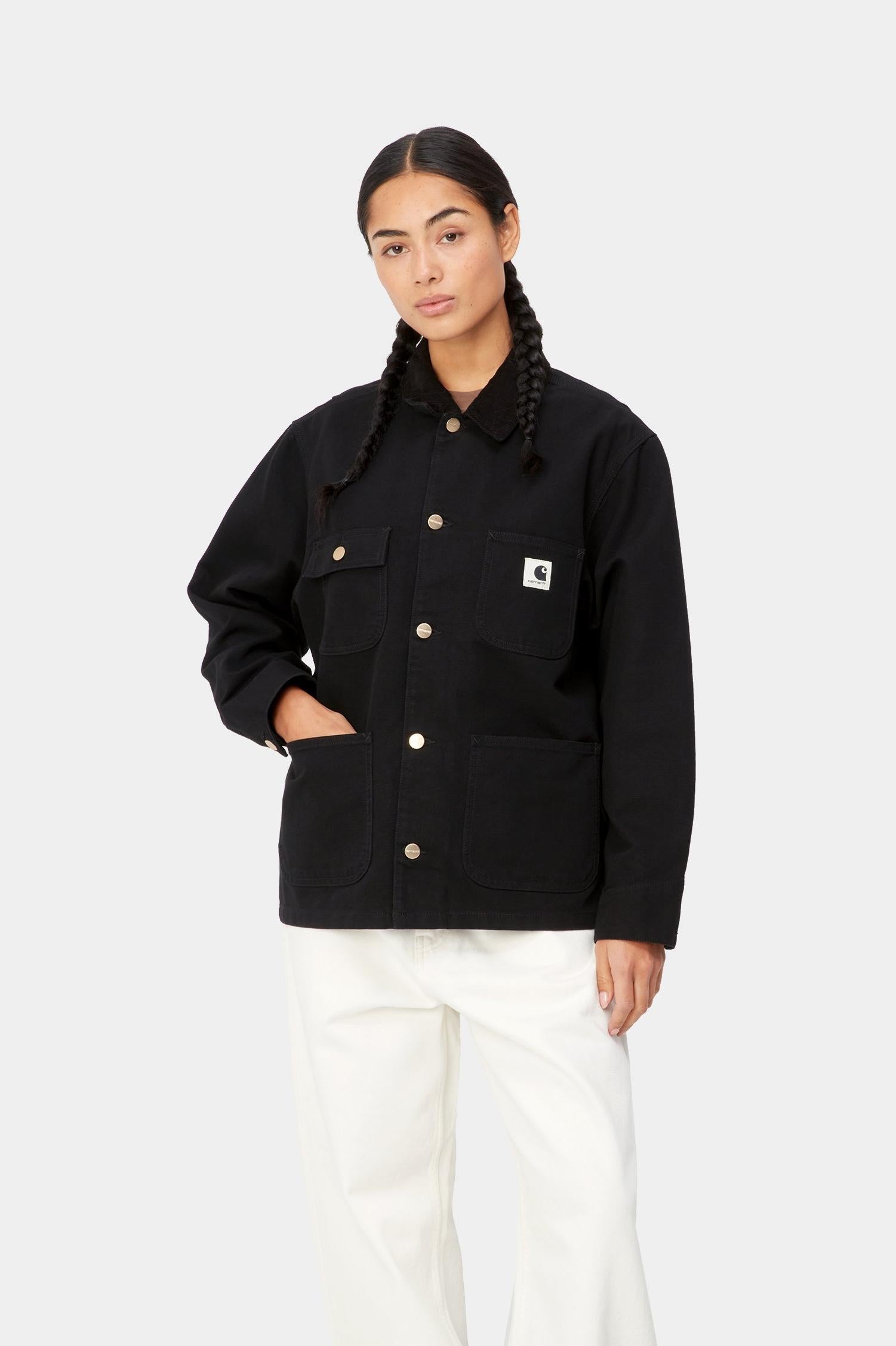 Women's OG Michigan Coat (Spring)  Black (Rinsed)