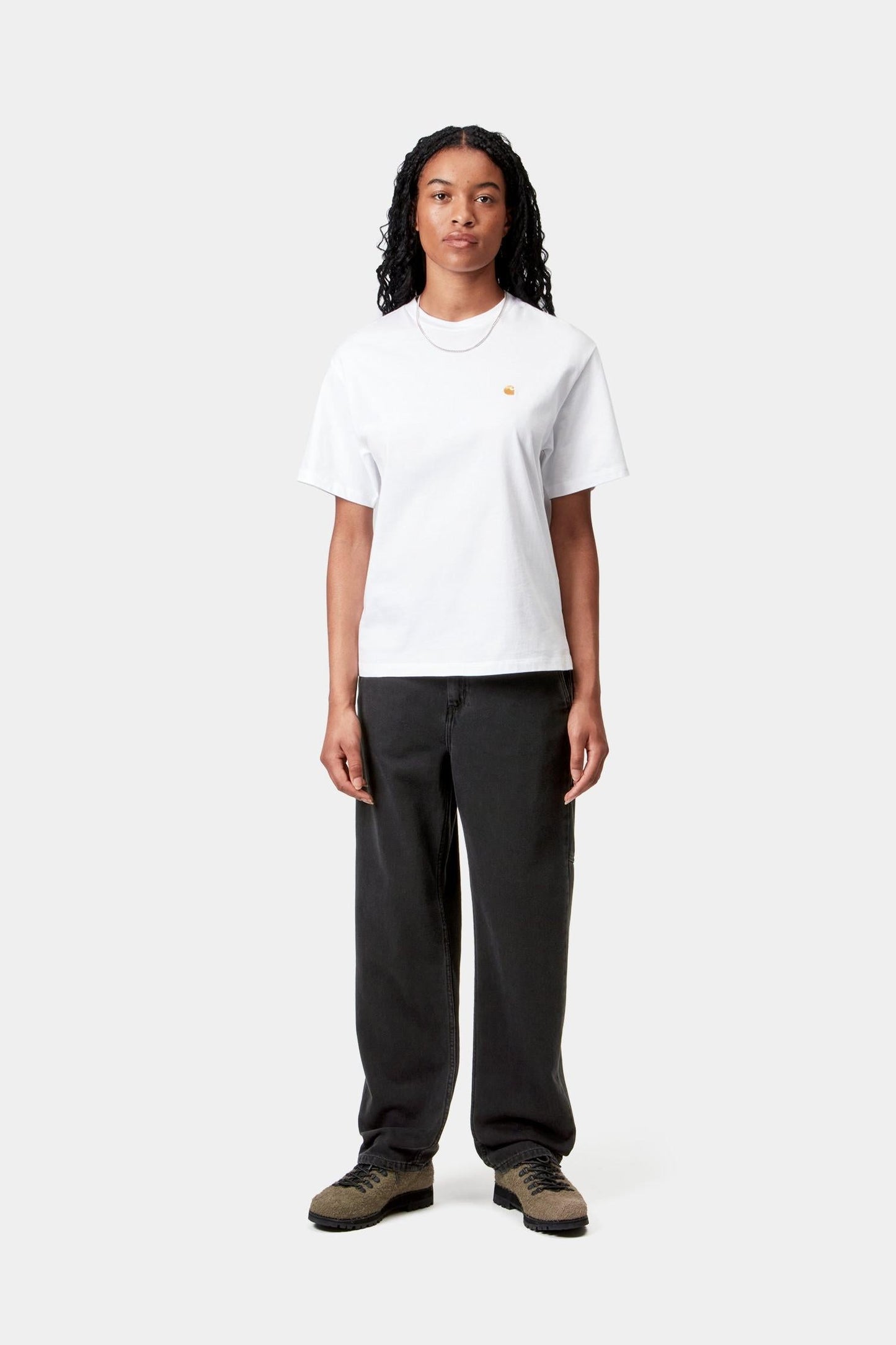 Pierce Pierce Pant Straight - Denim Black (Stone Washed)