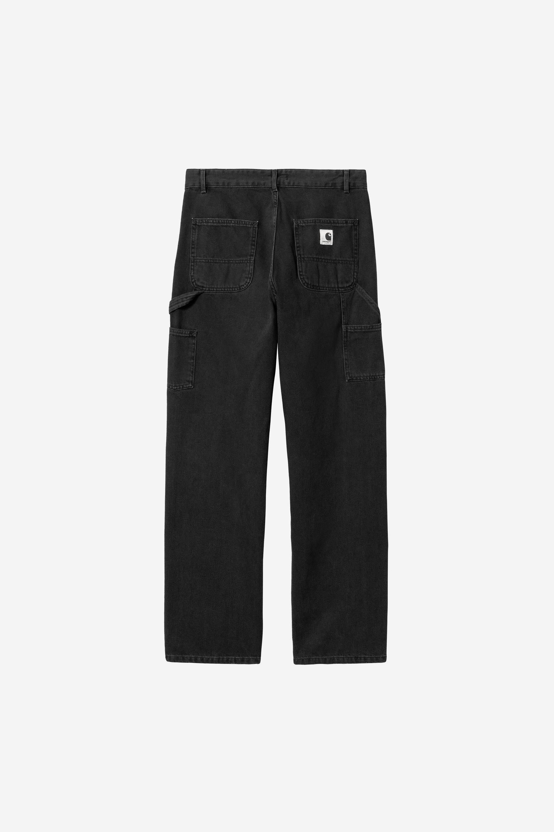 Pierce Pierce Pant Straight - Denim Black (Stone Washed)