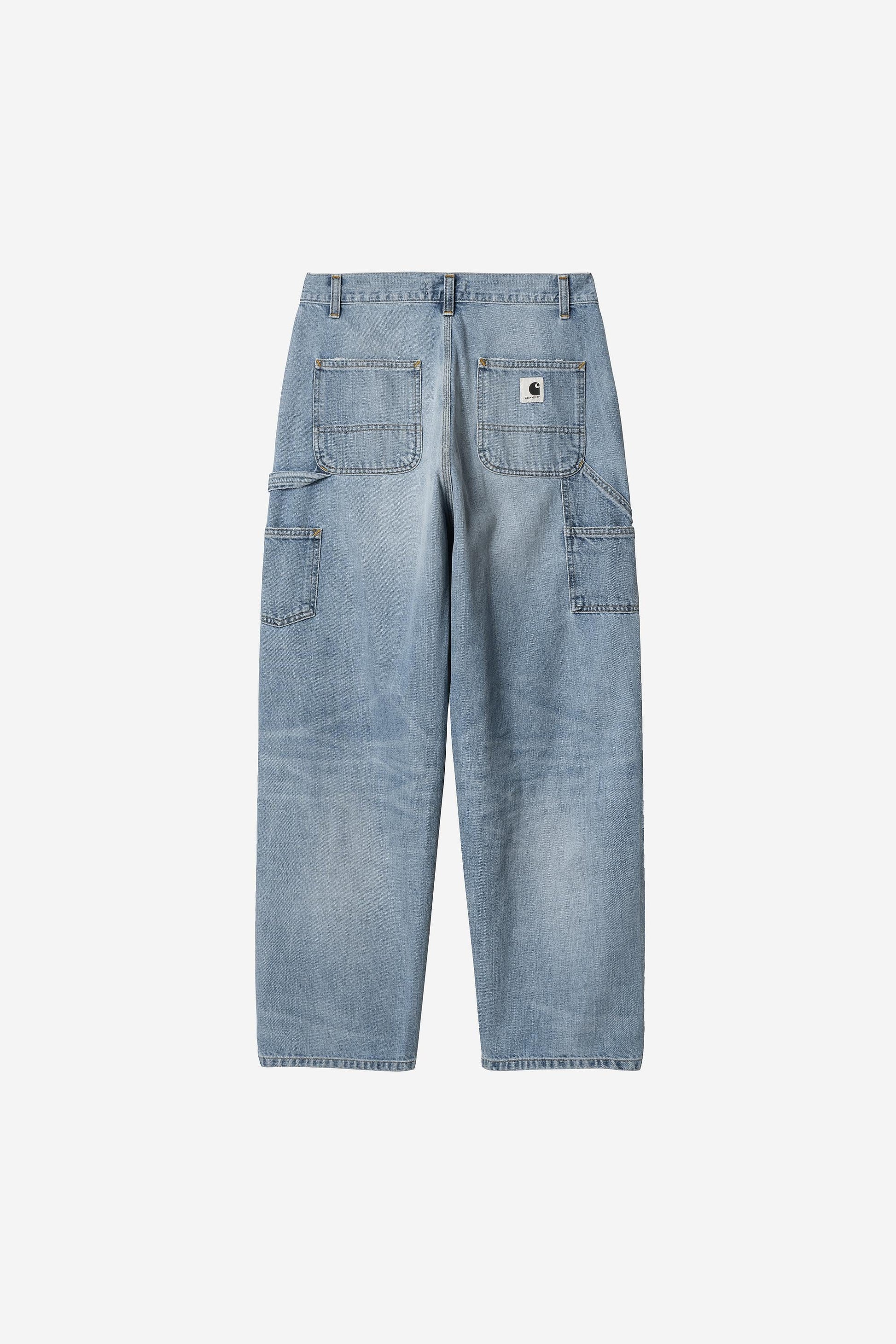 Women's Brandon Double Knee Pant Blue (Burst Washed)