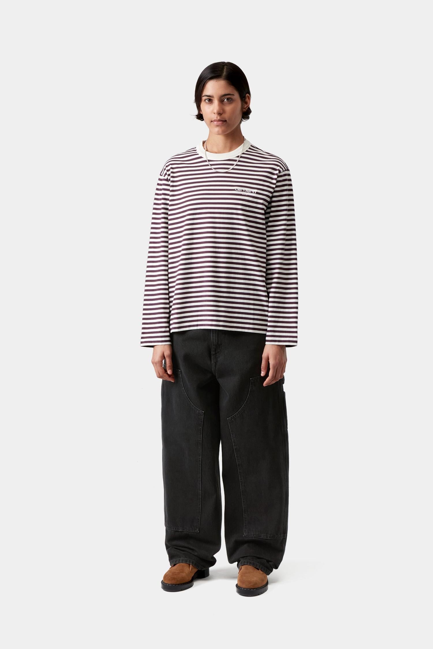 Brandon Double Knee Pant Black (Stone Washed)