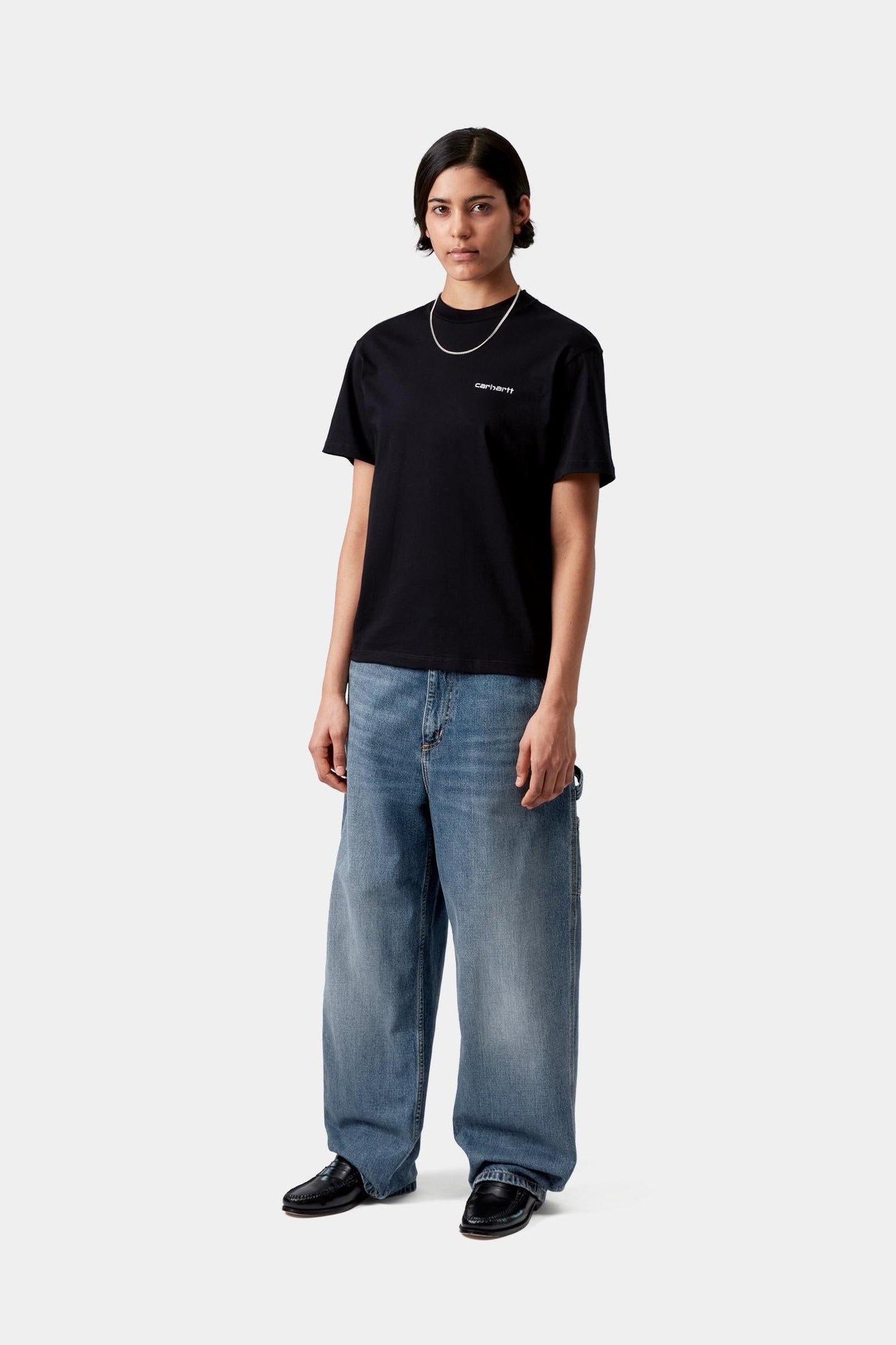 Brandon Single Knee Pant Blue (Dark Used Wash)