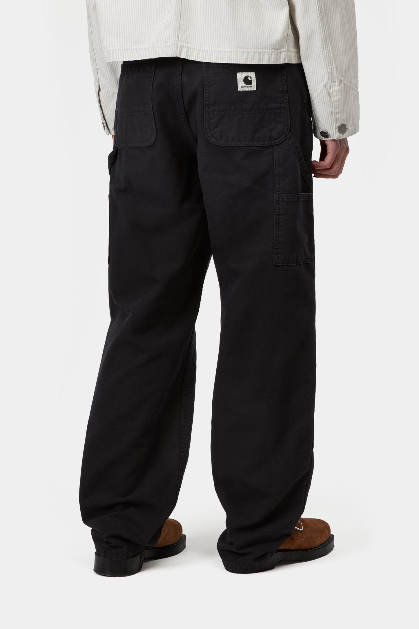 Pierce Pant Straight Black (Stone Canvas)