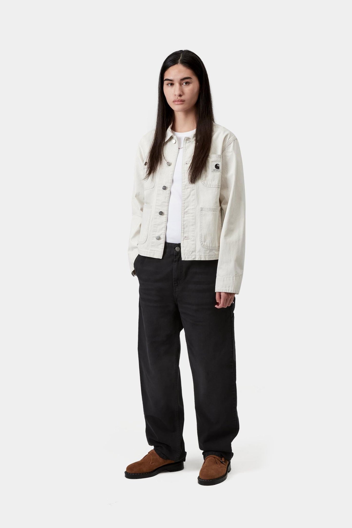Pierce Pant Straight Black (Stone Canvas)