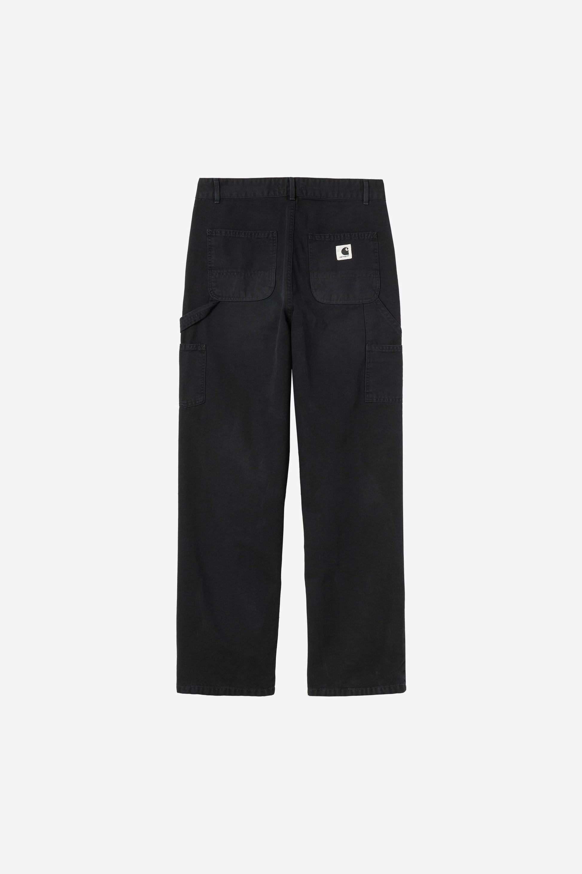 Pierce Pant Straight Black (Stone Canvas)