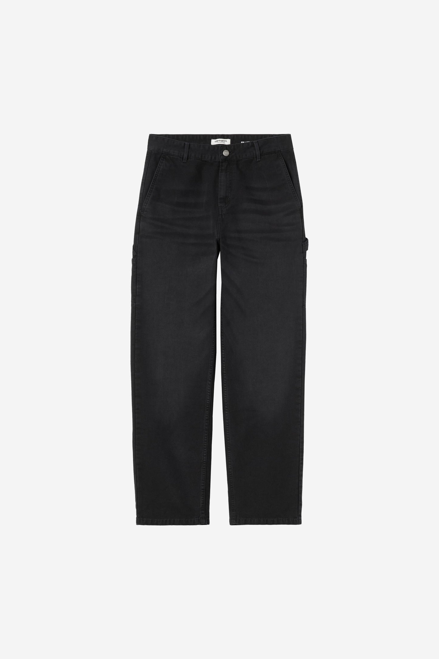 Pierce Pant Straight Black (Stone Canvas)