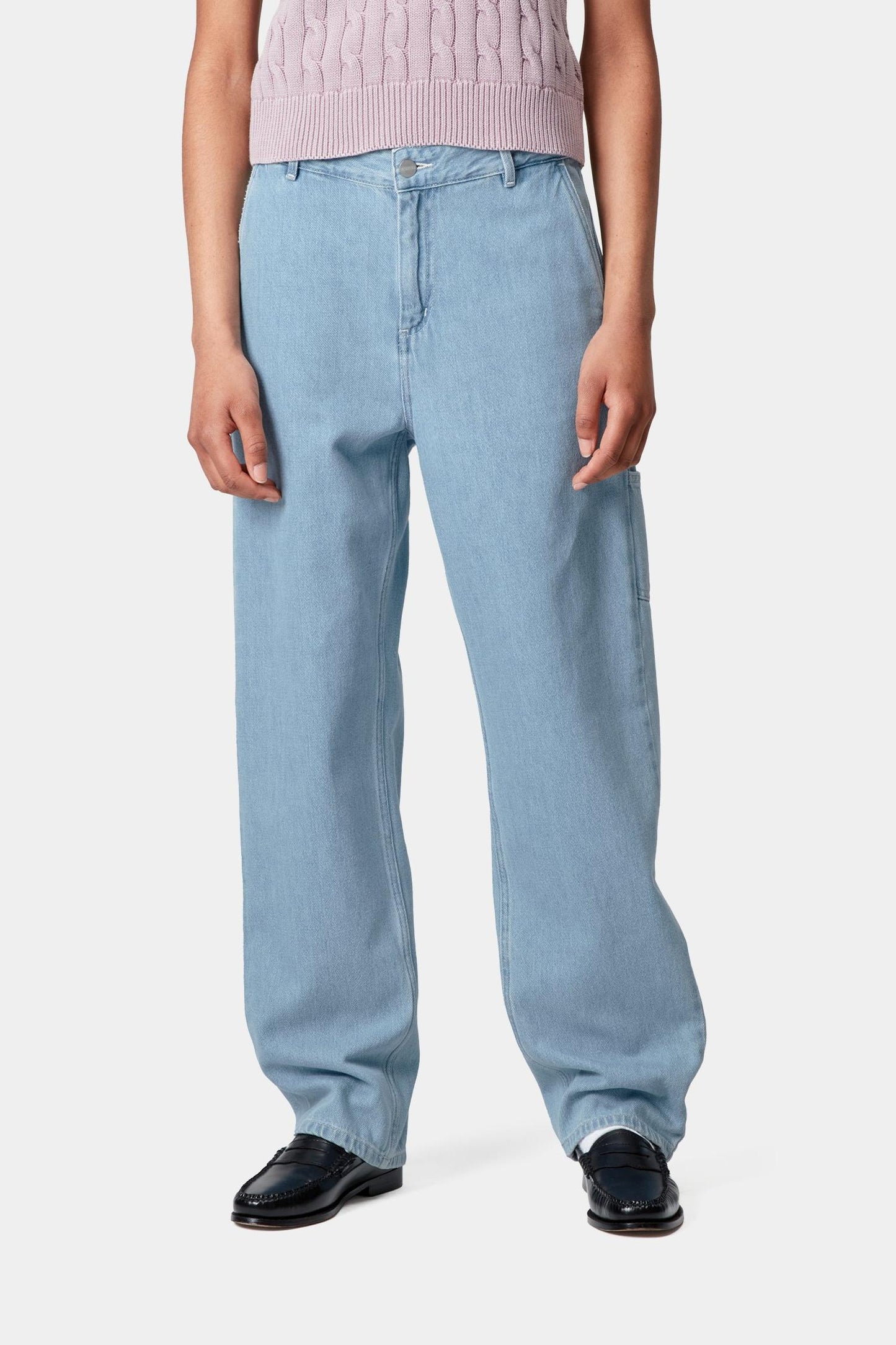 Pierce Pant Straight - Denim Blue (Stone Bleached)