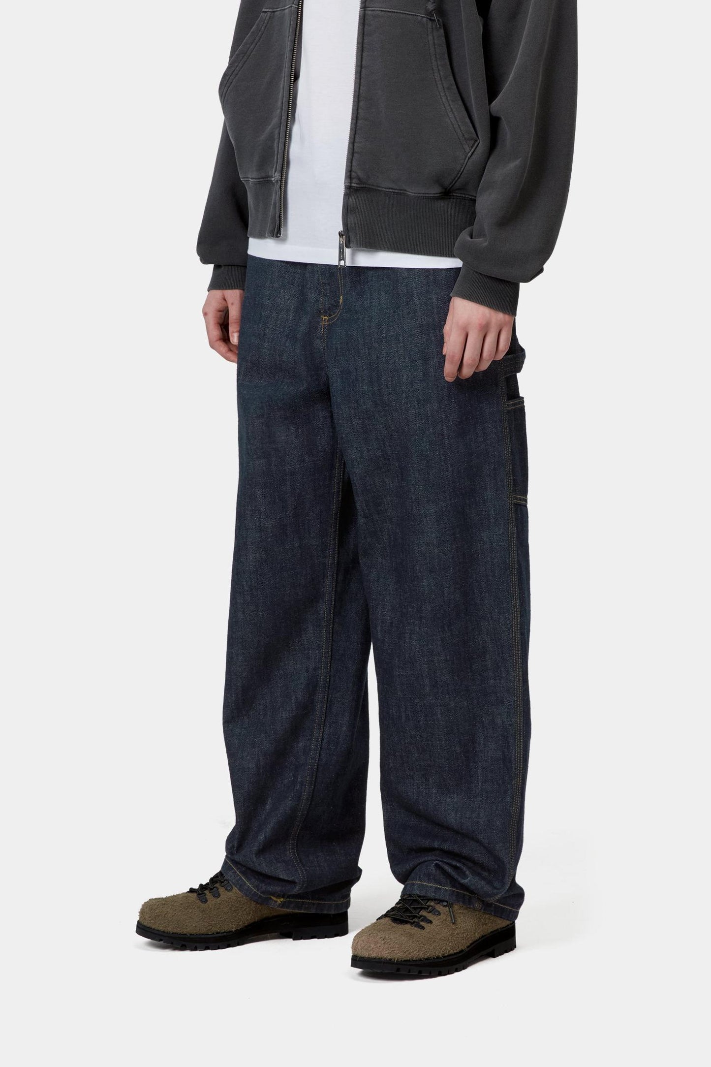 Brandon Single Knee Pant Blue