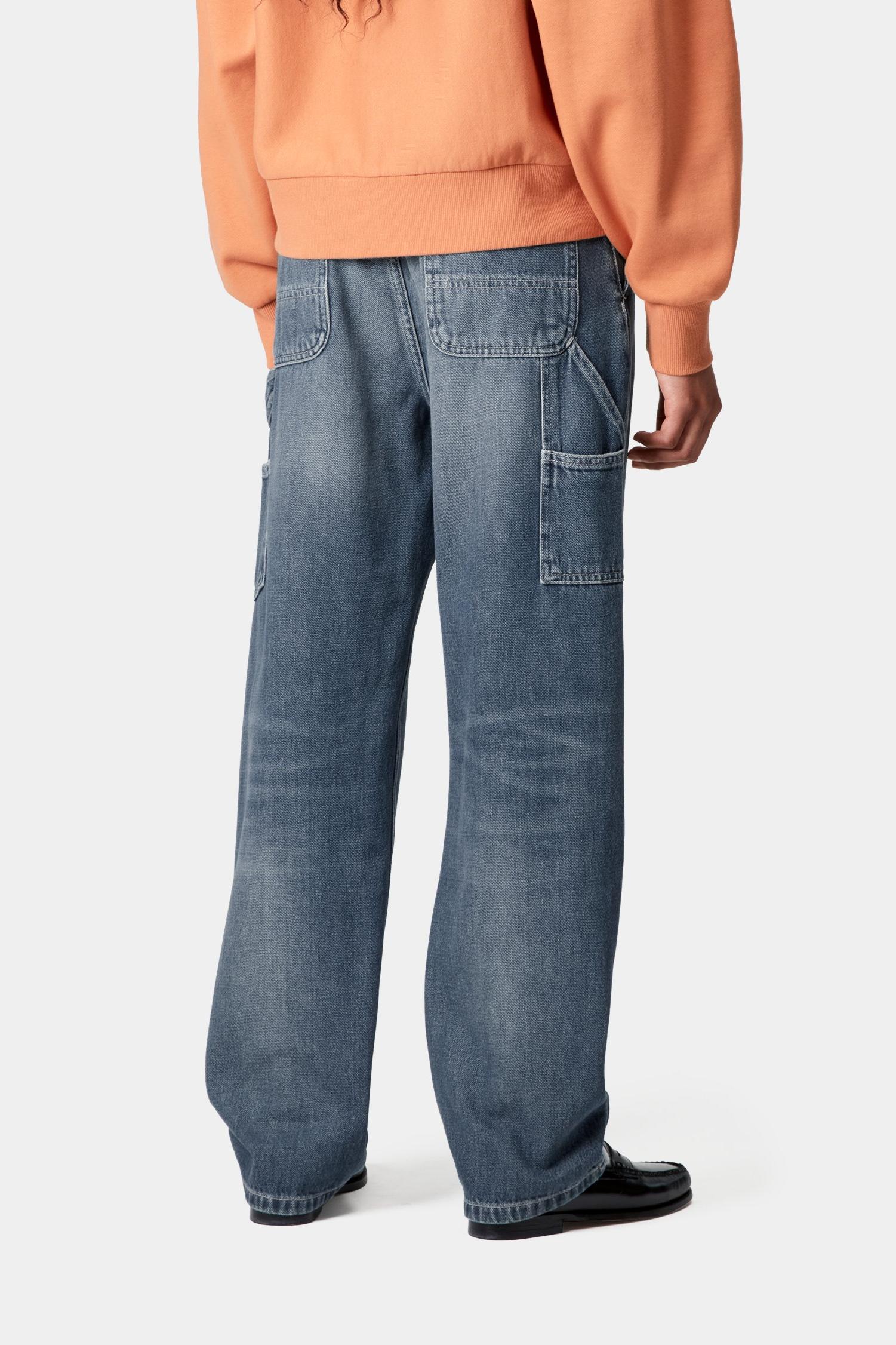 Pierce Pant Straight - Denim Blue (Dark Used Wash)