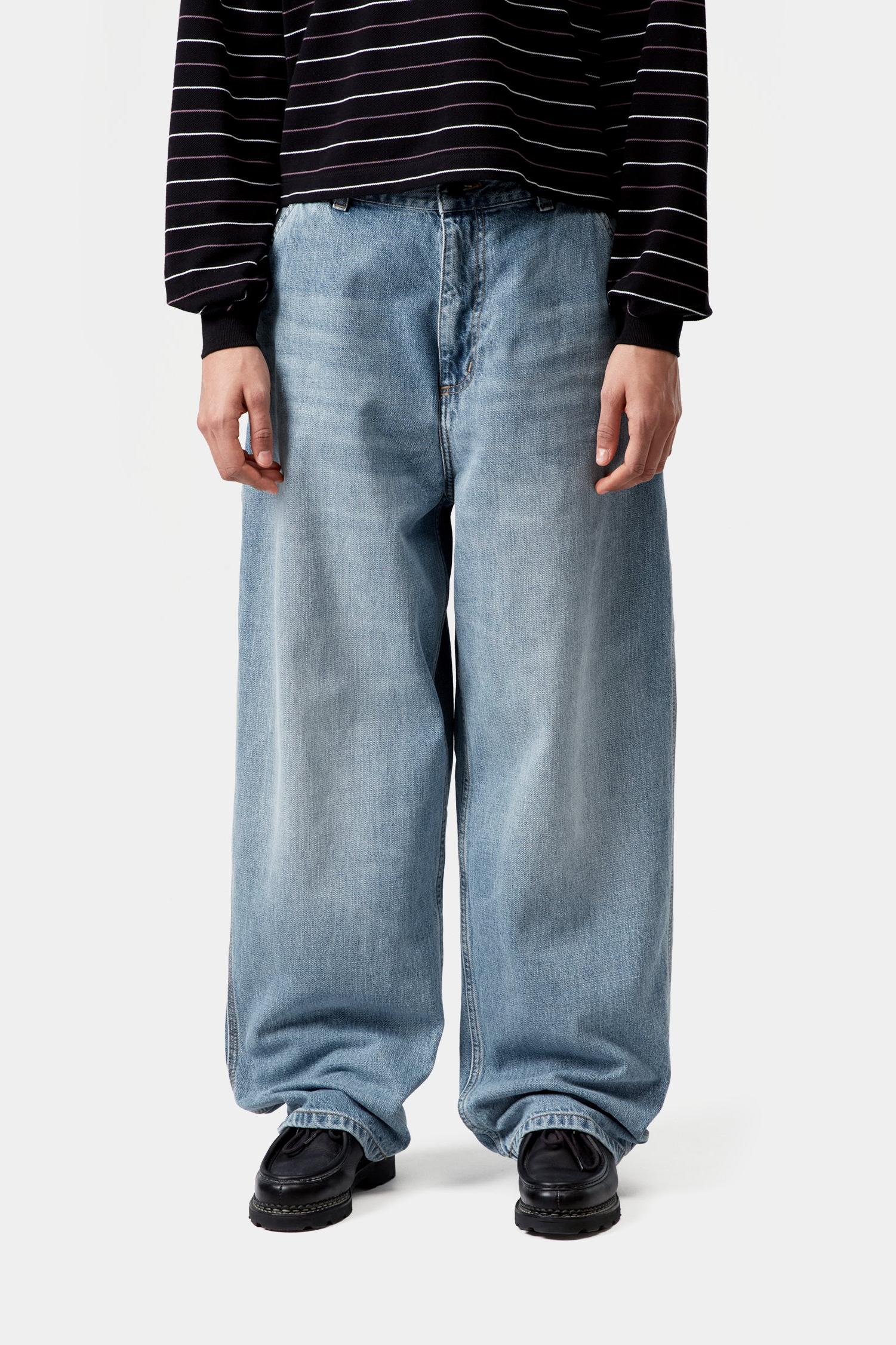 Brandon Single Knee Pant Blue (Burst Washed)