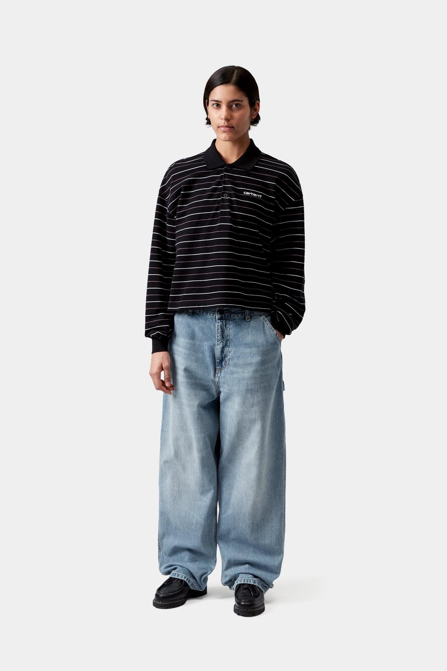 Brandon Single Knee Pant Blue (Burst Washed)