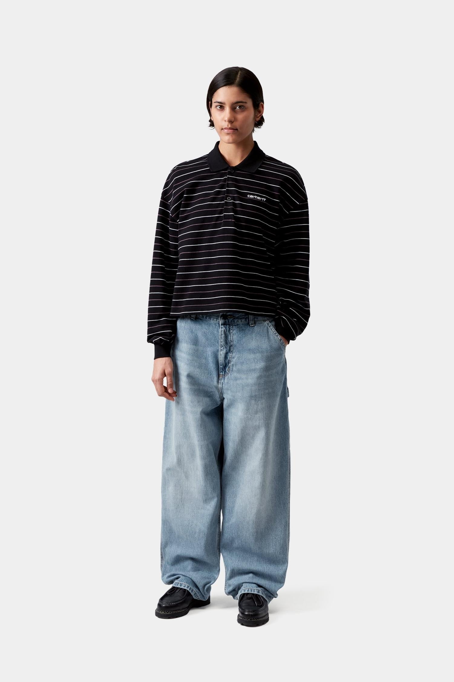 Brandon Single Knee Pant Blue (Burst Washed)