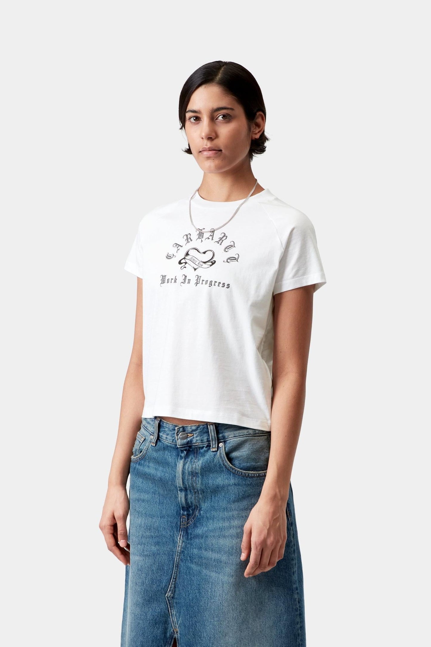 Honest Work T-Shirt White / Black