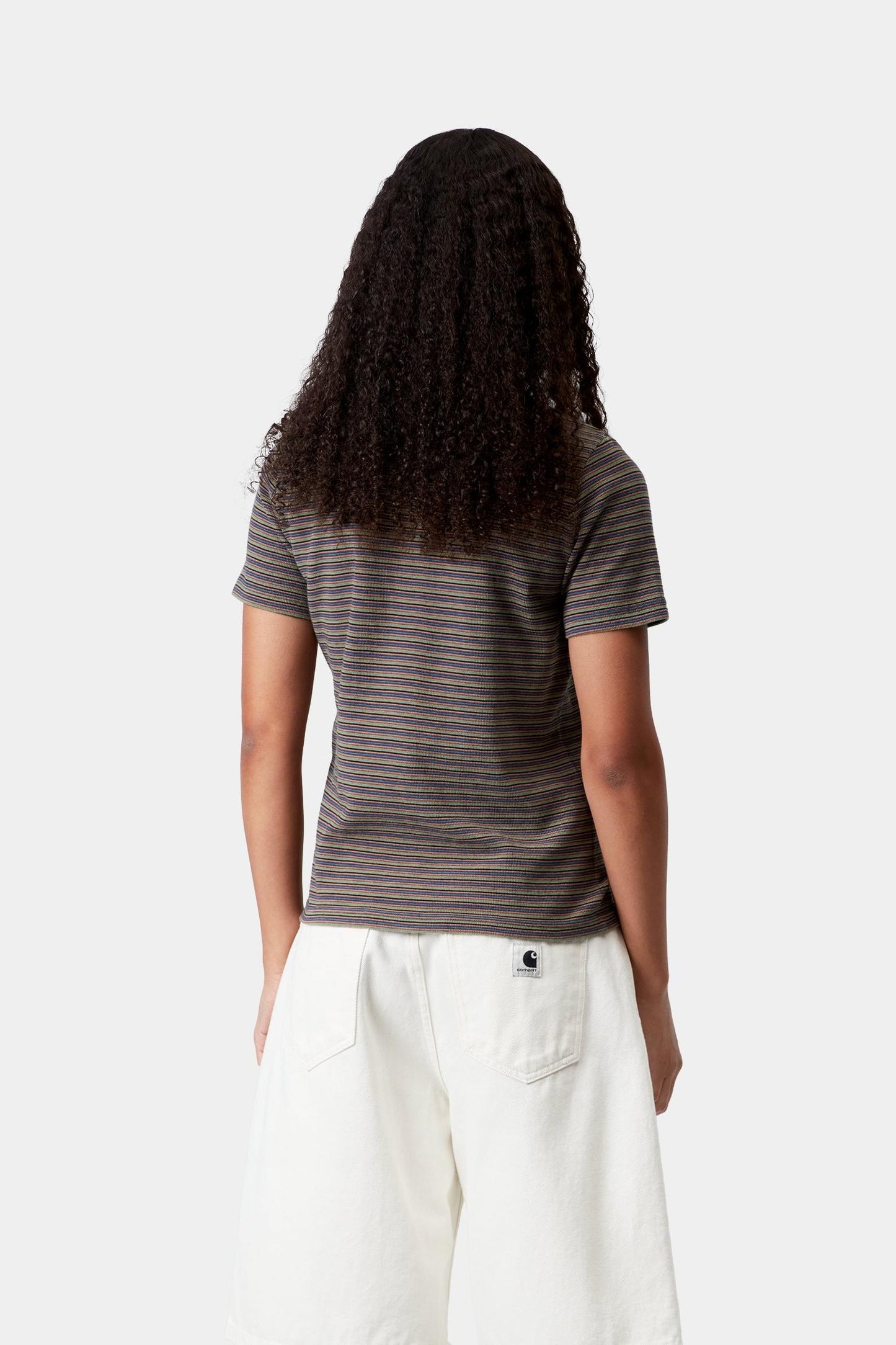 Short Sleeve Dion Stripe Polo Lily