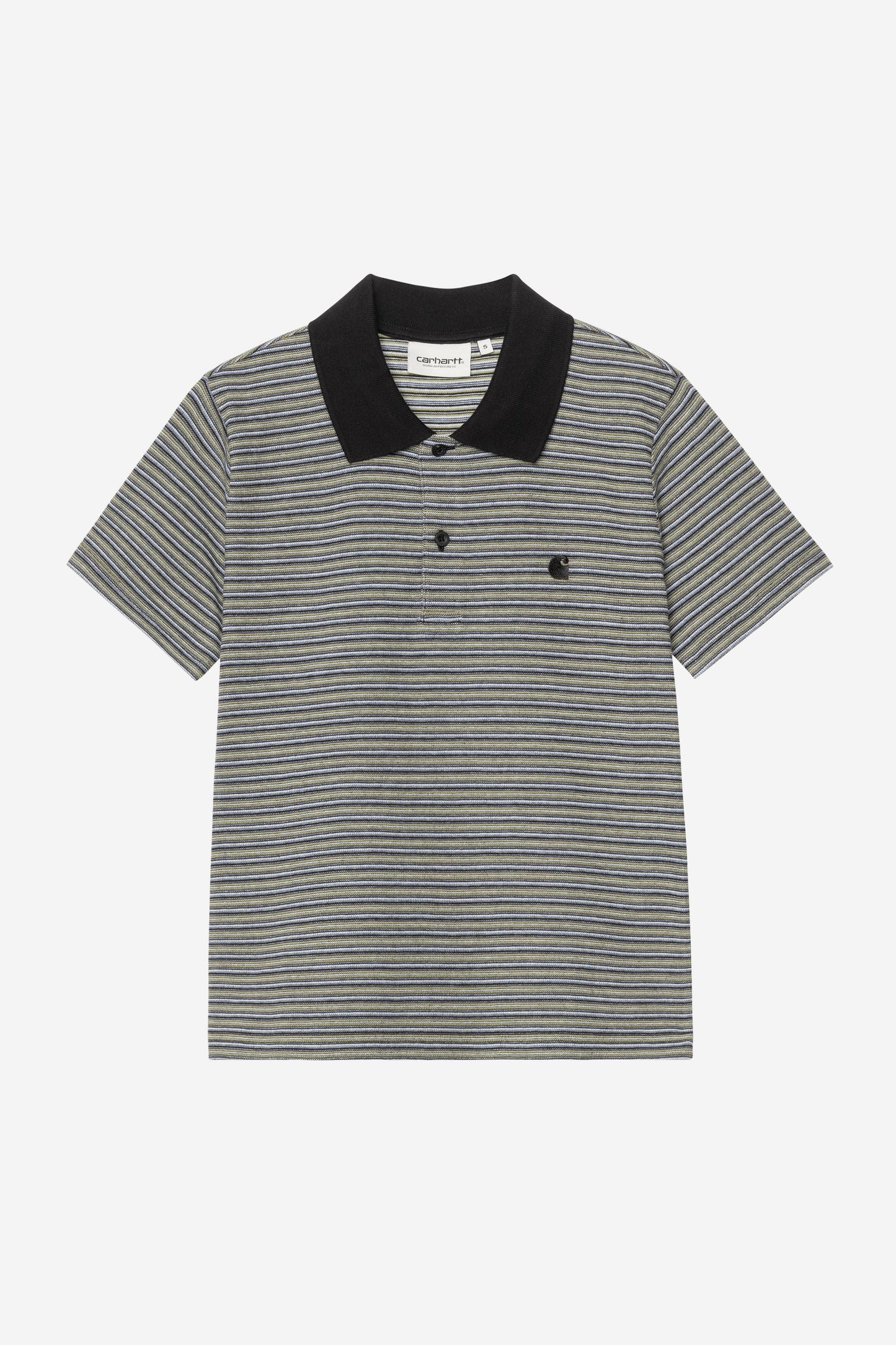 Short Sleeve Dion Stripe Polo Icaria