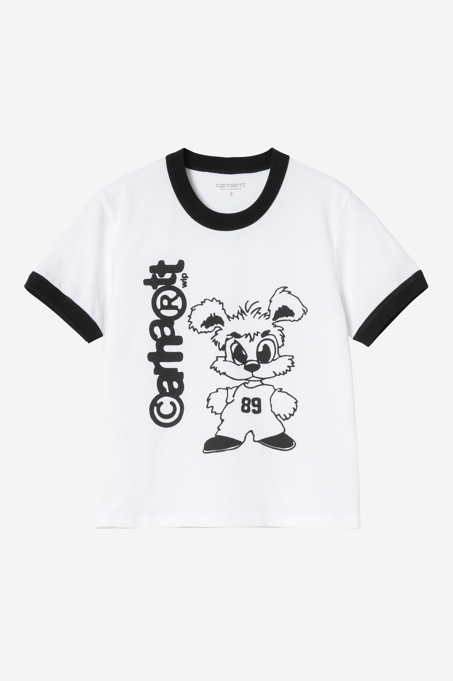 IP Ringer T-Shirt White / Black