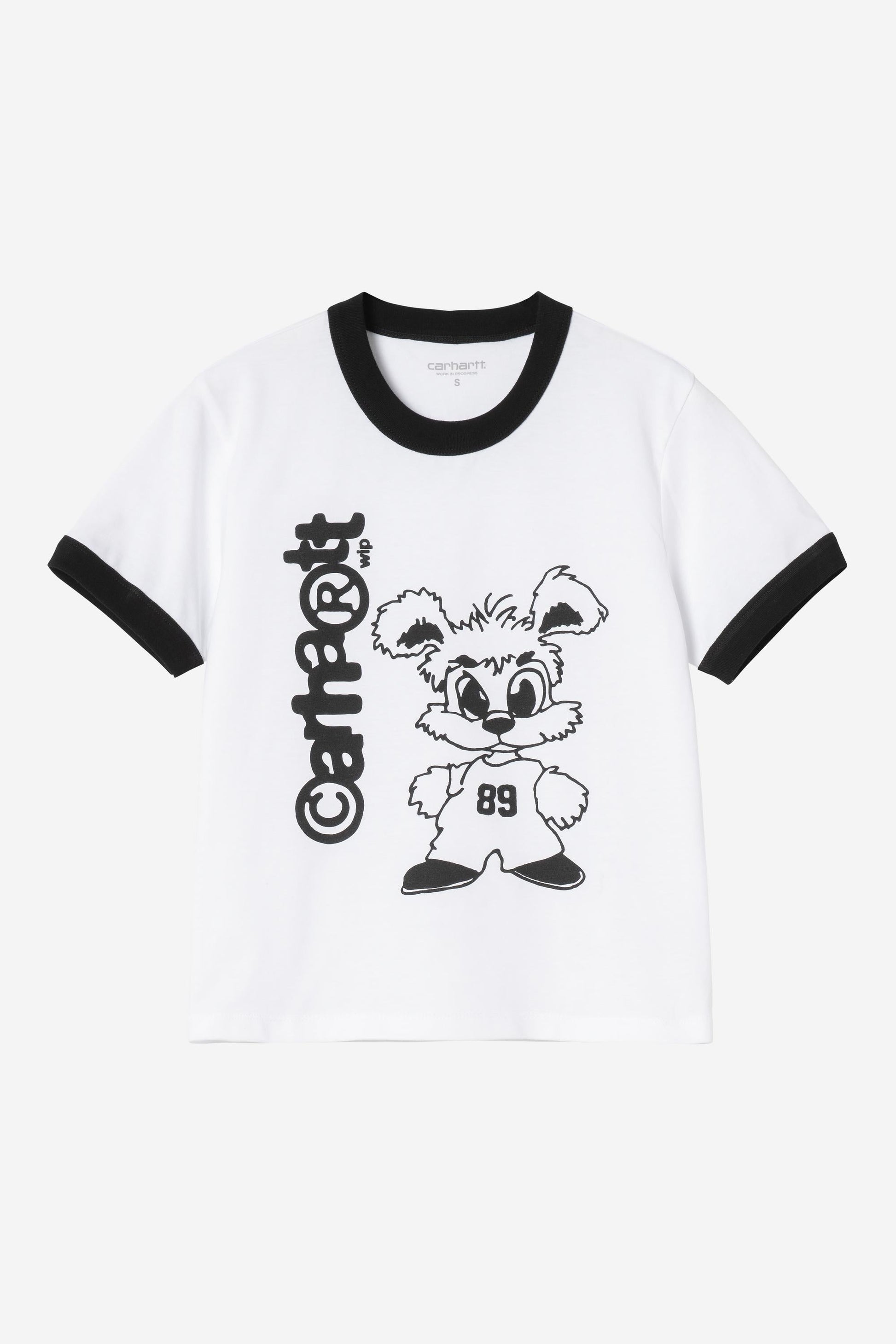 IP Ringer T-Shirt White / Black