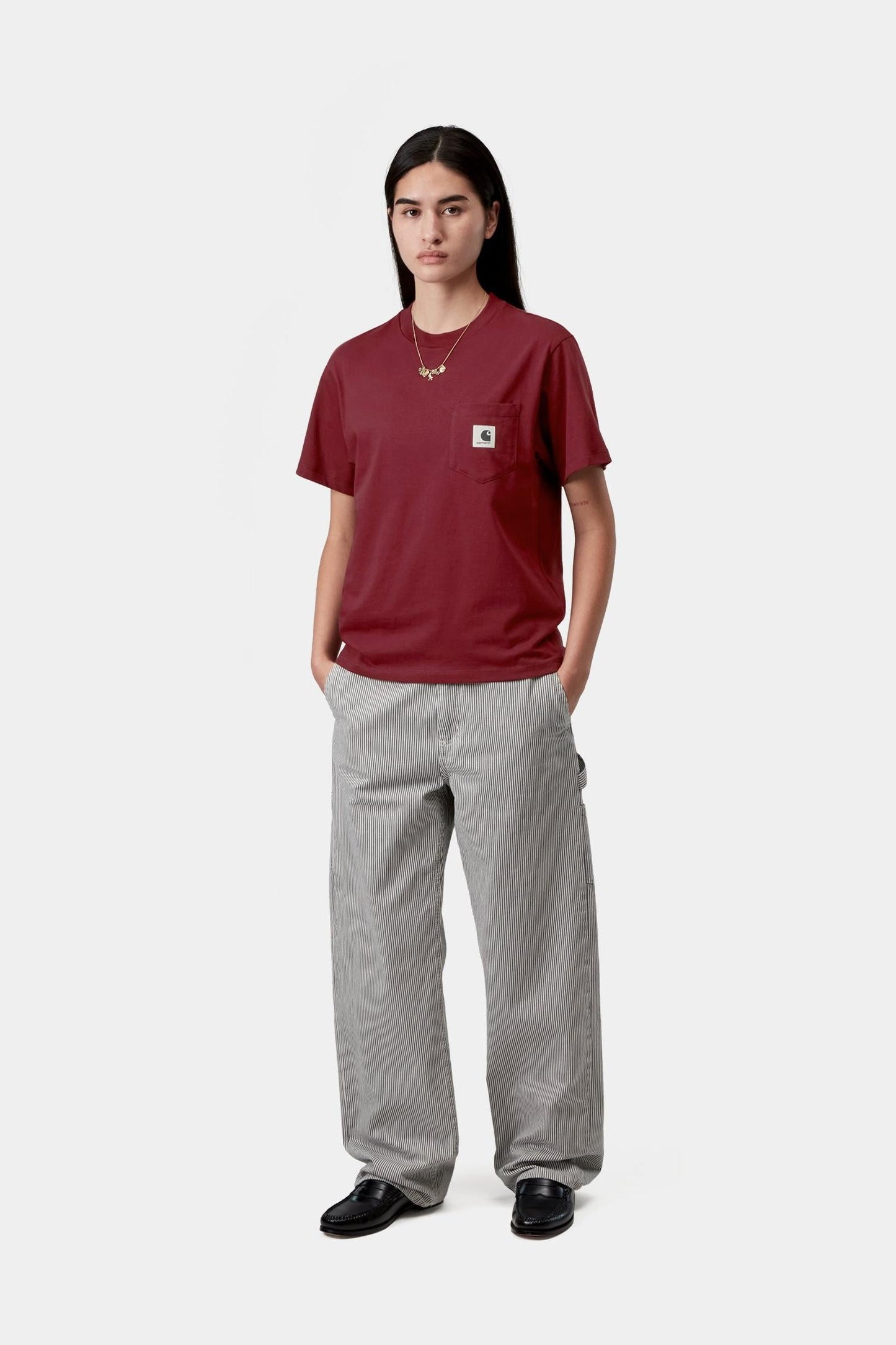 Pocket T-Shirt Marsala